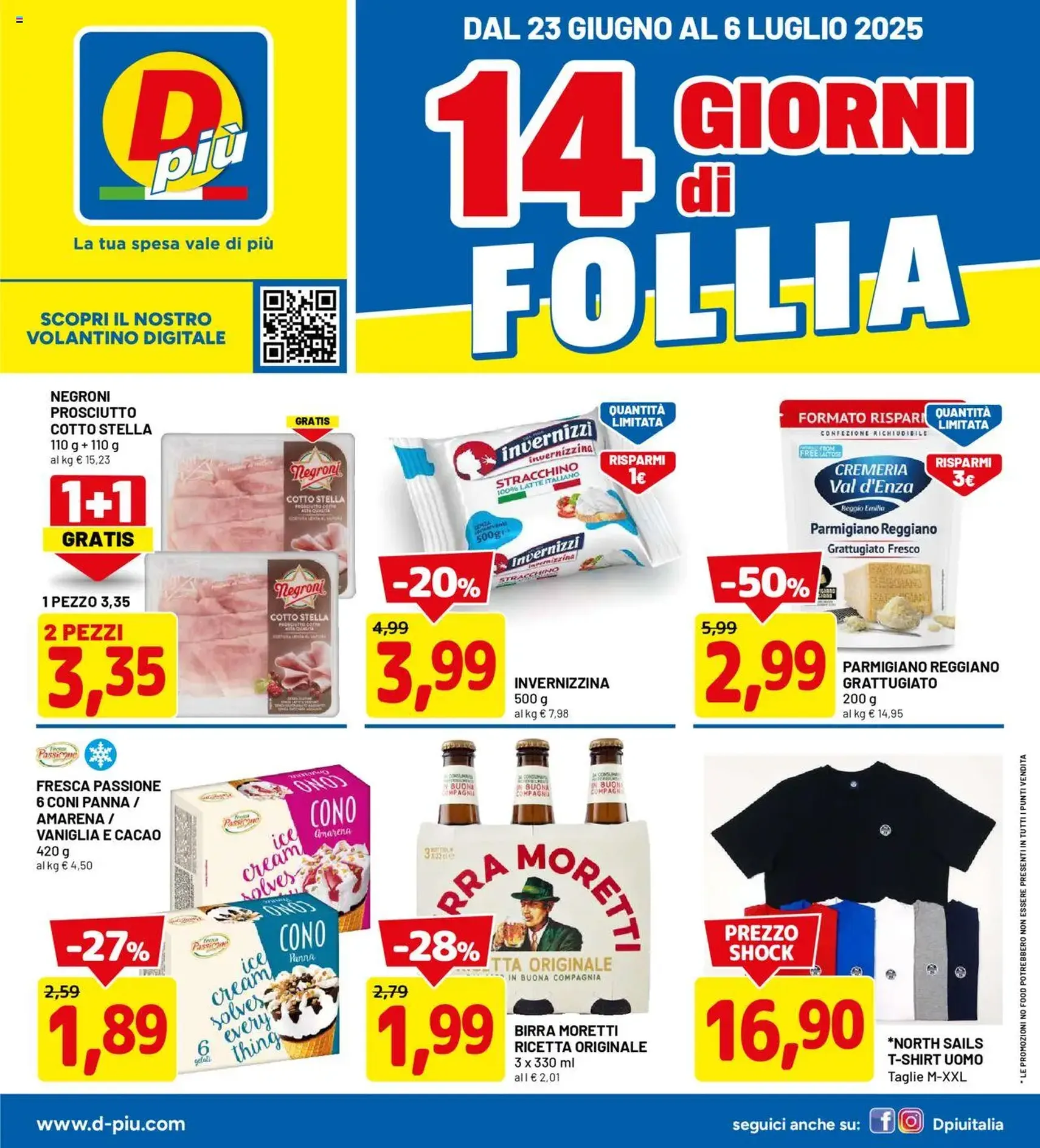 Volantino D Più - volantino valido dal 23/06/2025 pagina 1 di 20 Volantino D Più - volantino valido dal 23/06/2025 pagina 1 di 20