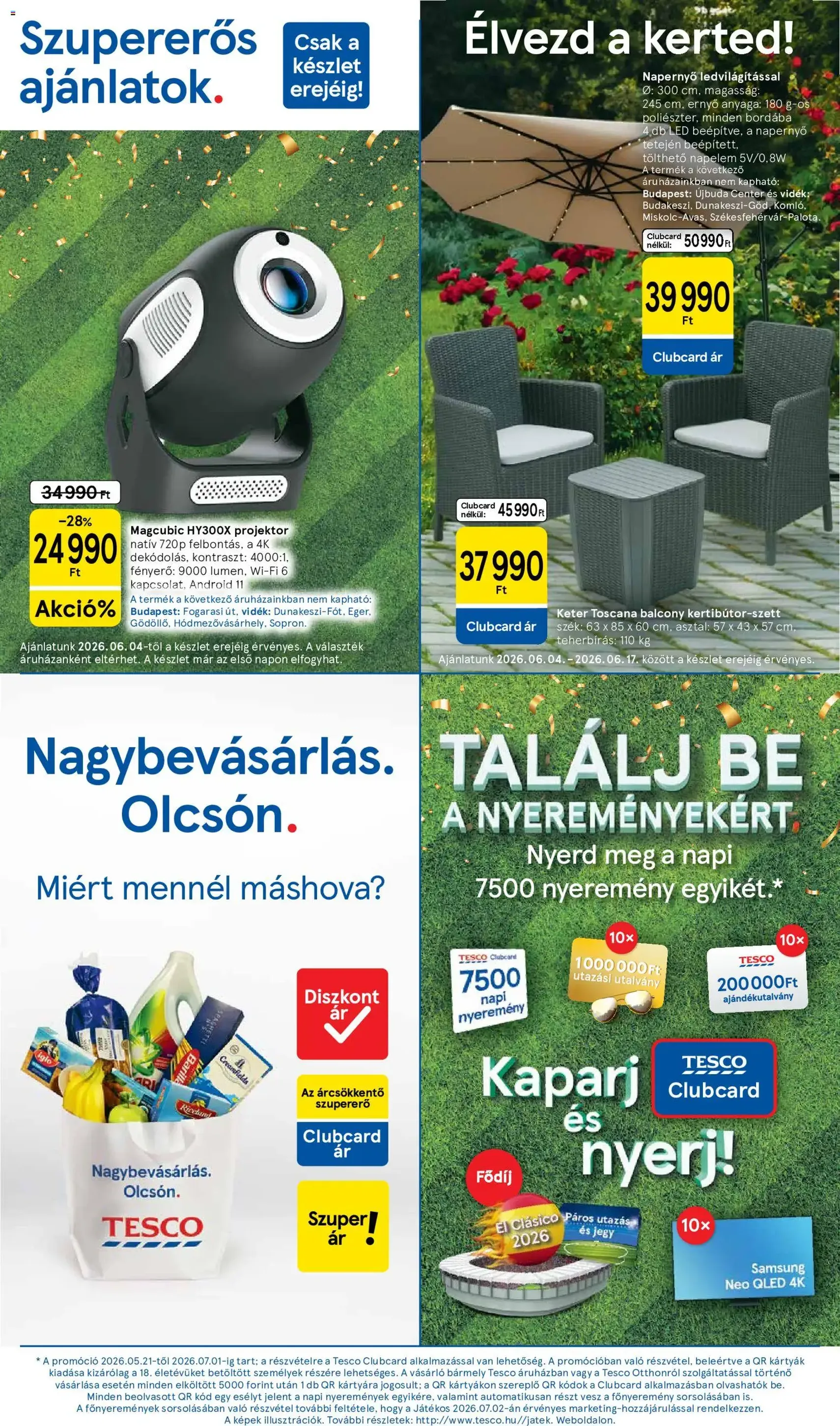 Tesco aktuális akciós újság - 2026.06.04. érvényes szórólap 16 oldal 36 oldalból