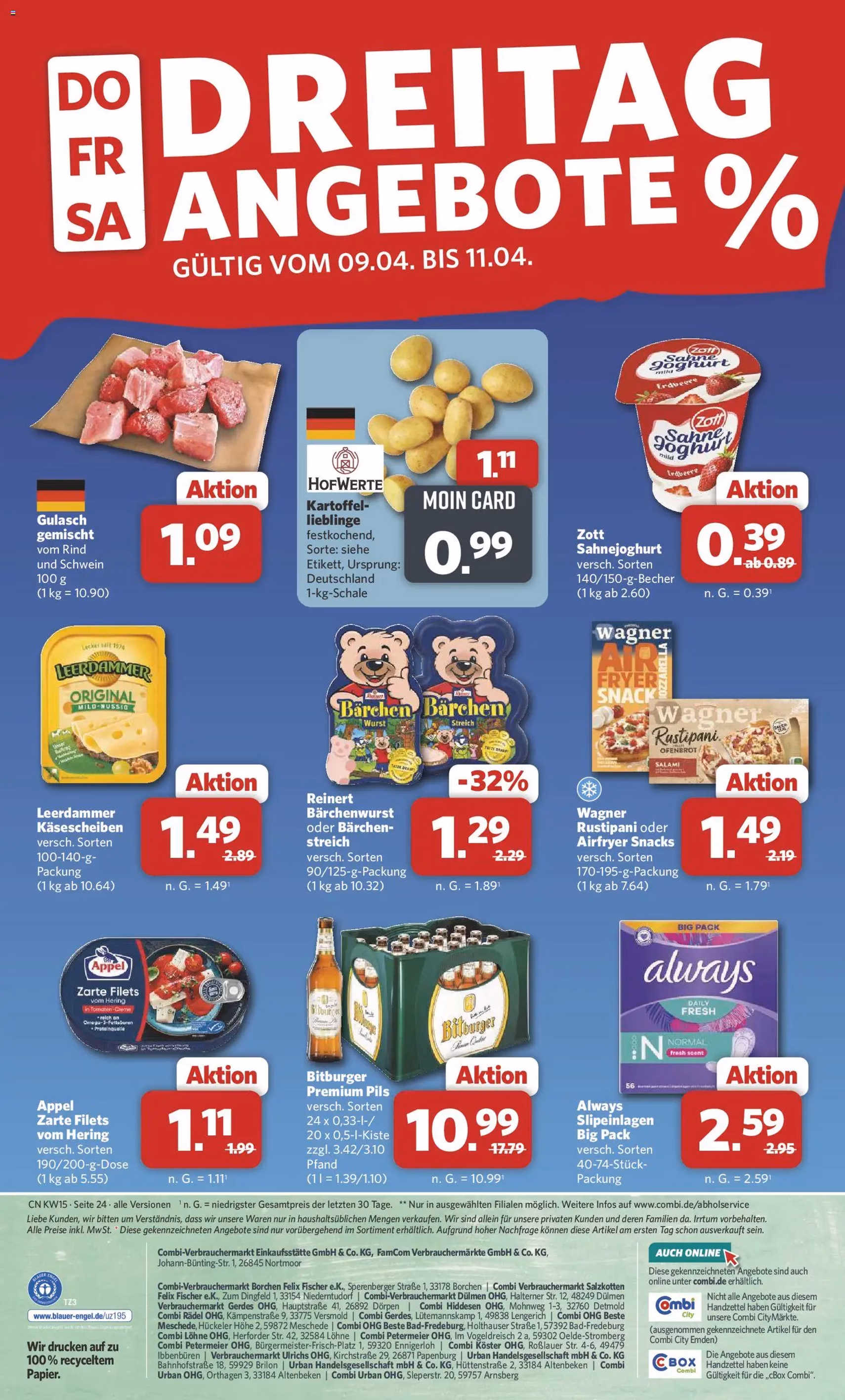 Combi Prospekt - Gültiger Prospekt ab 07.04.2026, Seite 26 von insgesamt 35