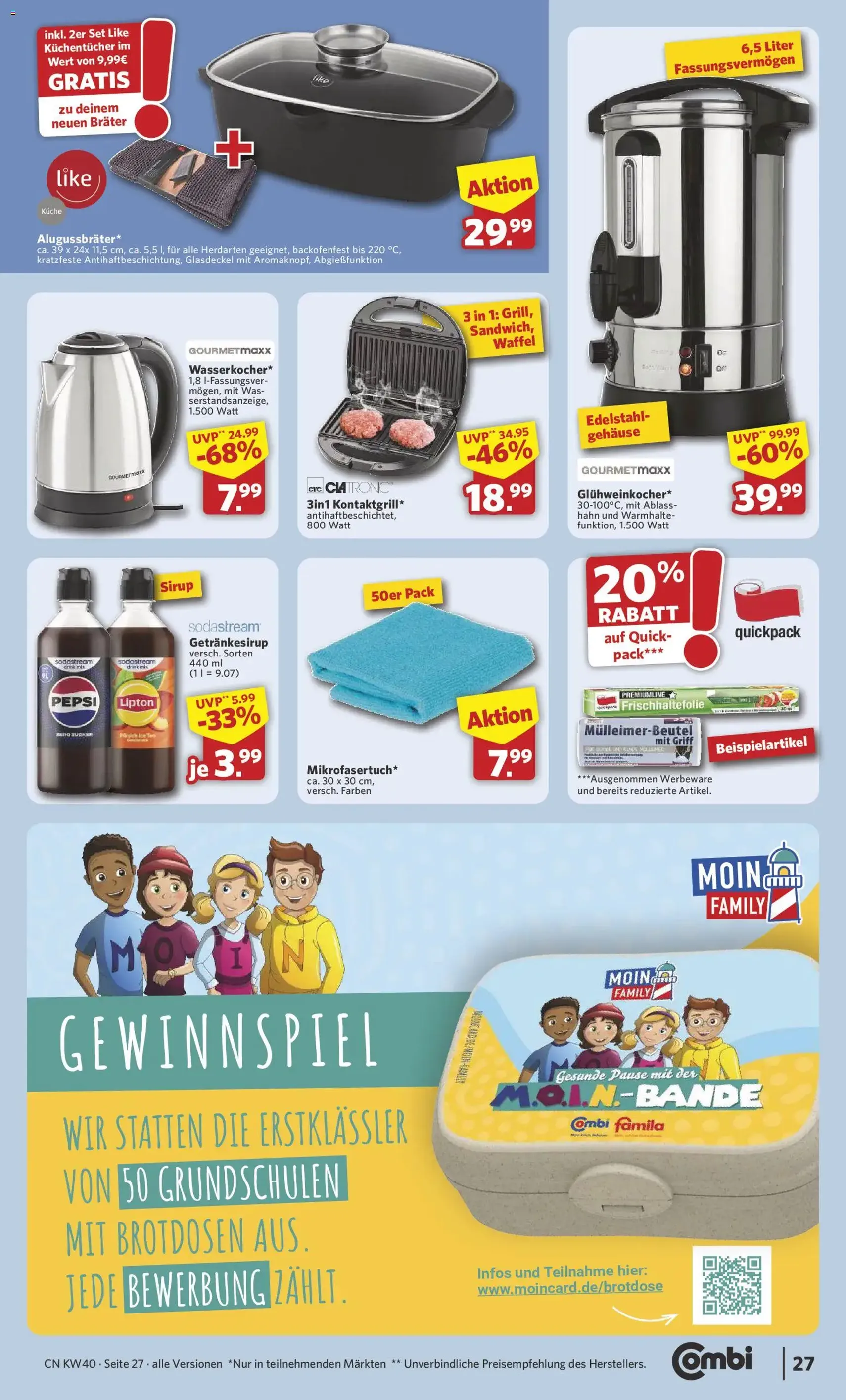 Combi Prospekt - Gültiger Prospekt ab 28.09.2026, Seite 27 von insgesamt 35