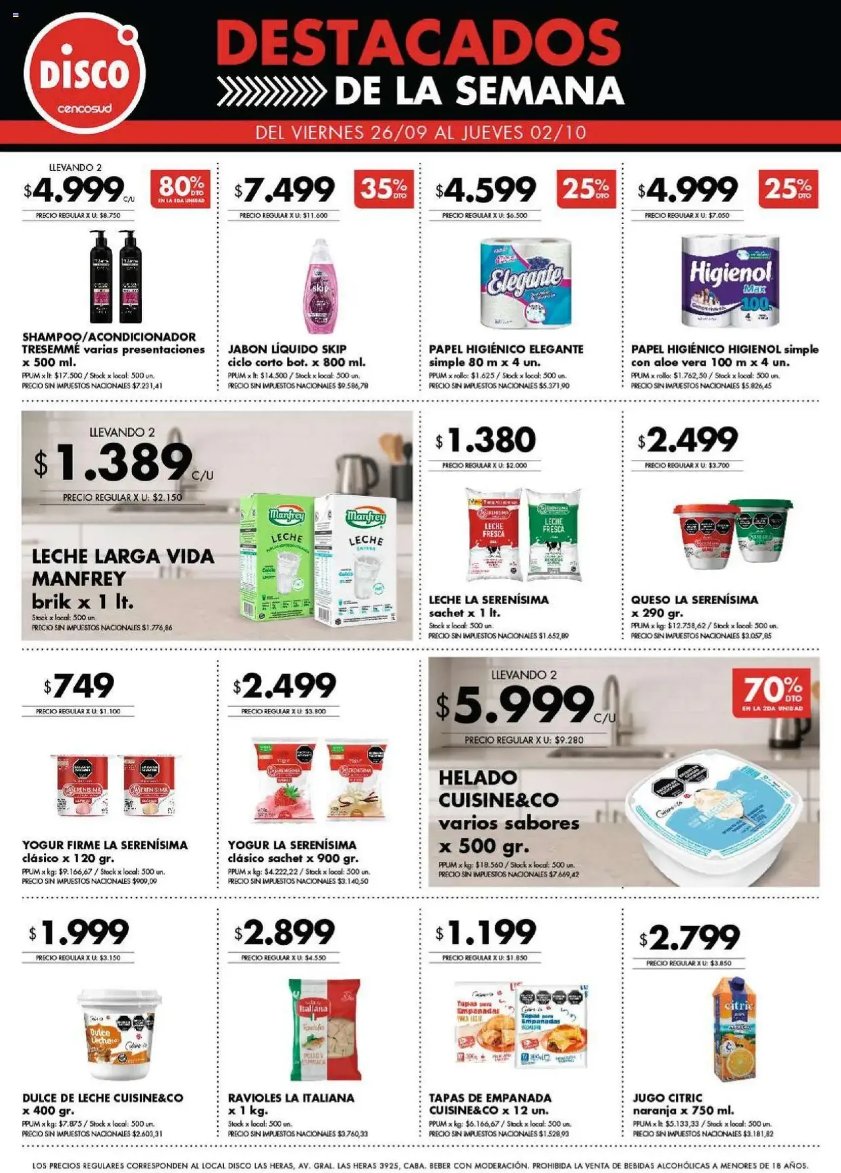 Disco ofertas - folleto válido desde 25/09/2025 página 9 de 9