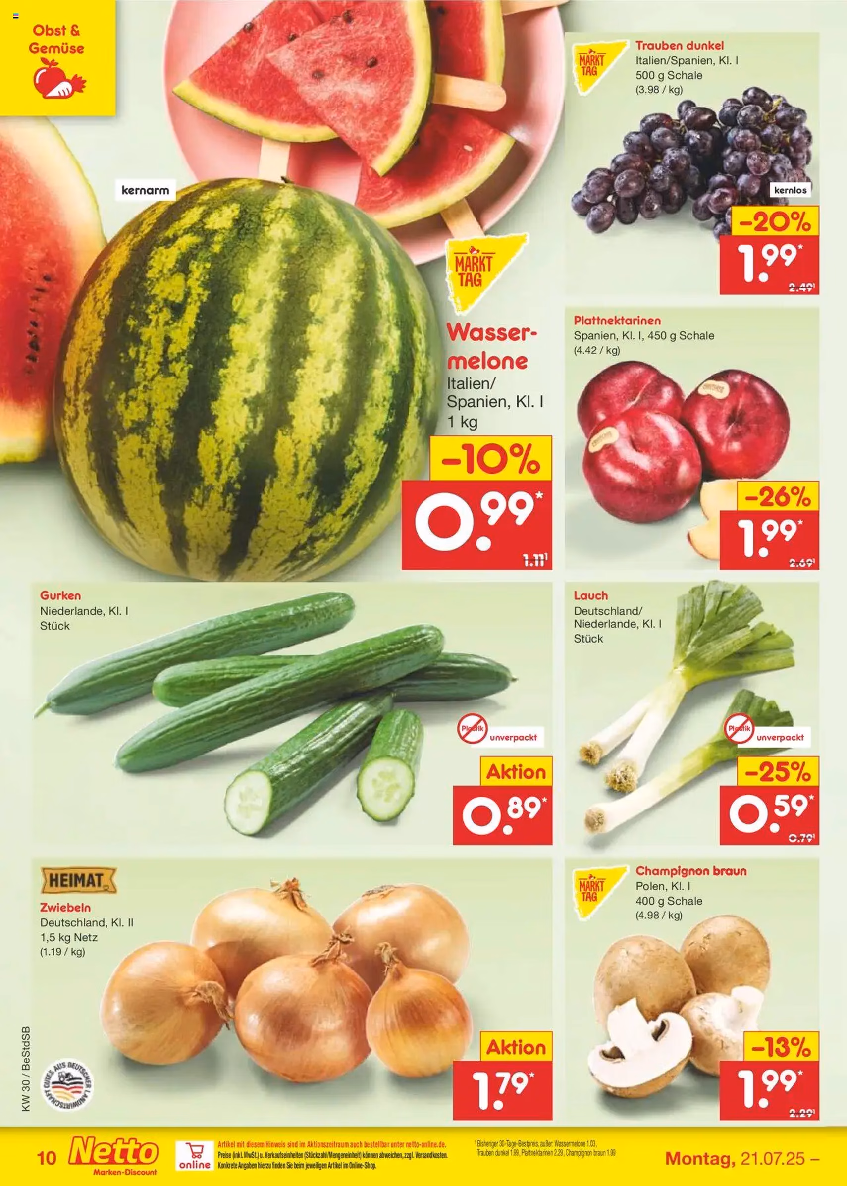 Netto Marken-Discount Prospekt - Gültiger Prospekt ab 21.07.2025, Seite 12 von insgesamt 65