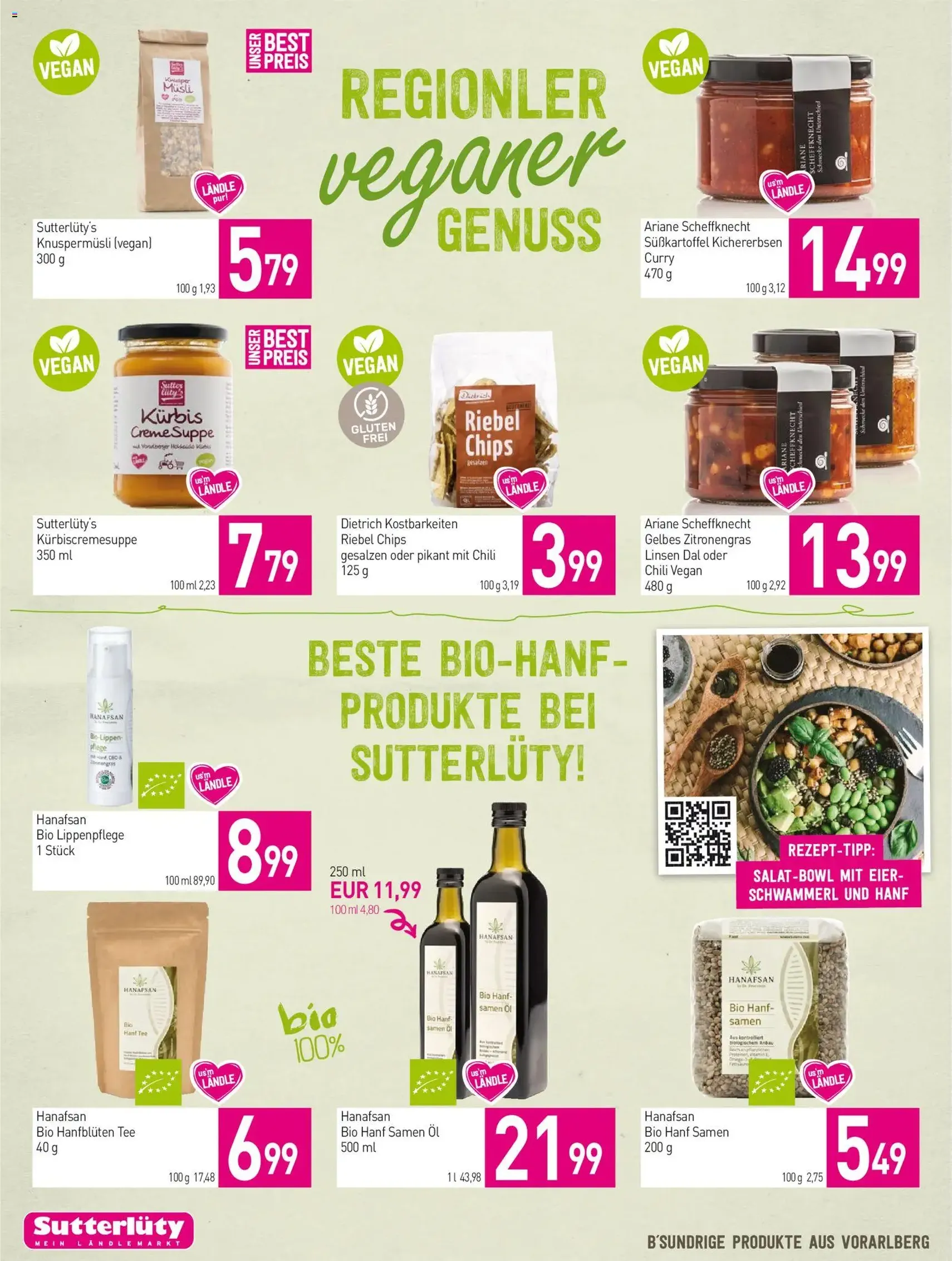 Sutterlüty Flugblatt - Gültiger Prospekt ab 02.01.2026, Seite 12 von insgesamt 20