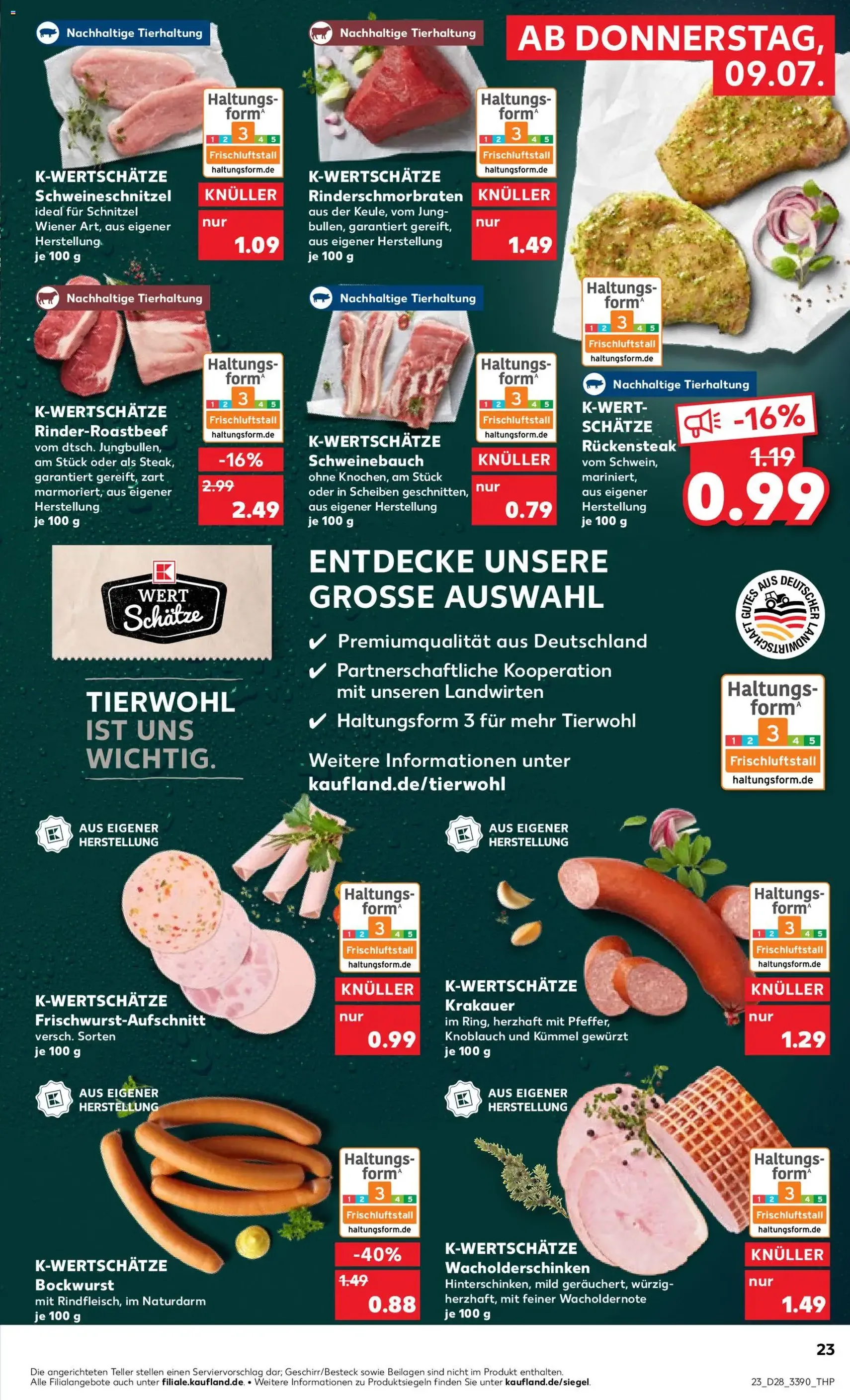 Kaufland DE -DE Folder - geldige folder vanaf 09-07-2026 pagina 23 van 52