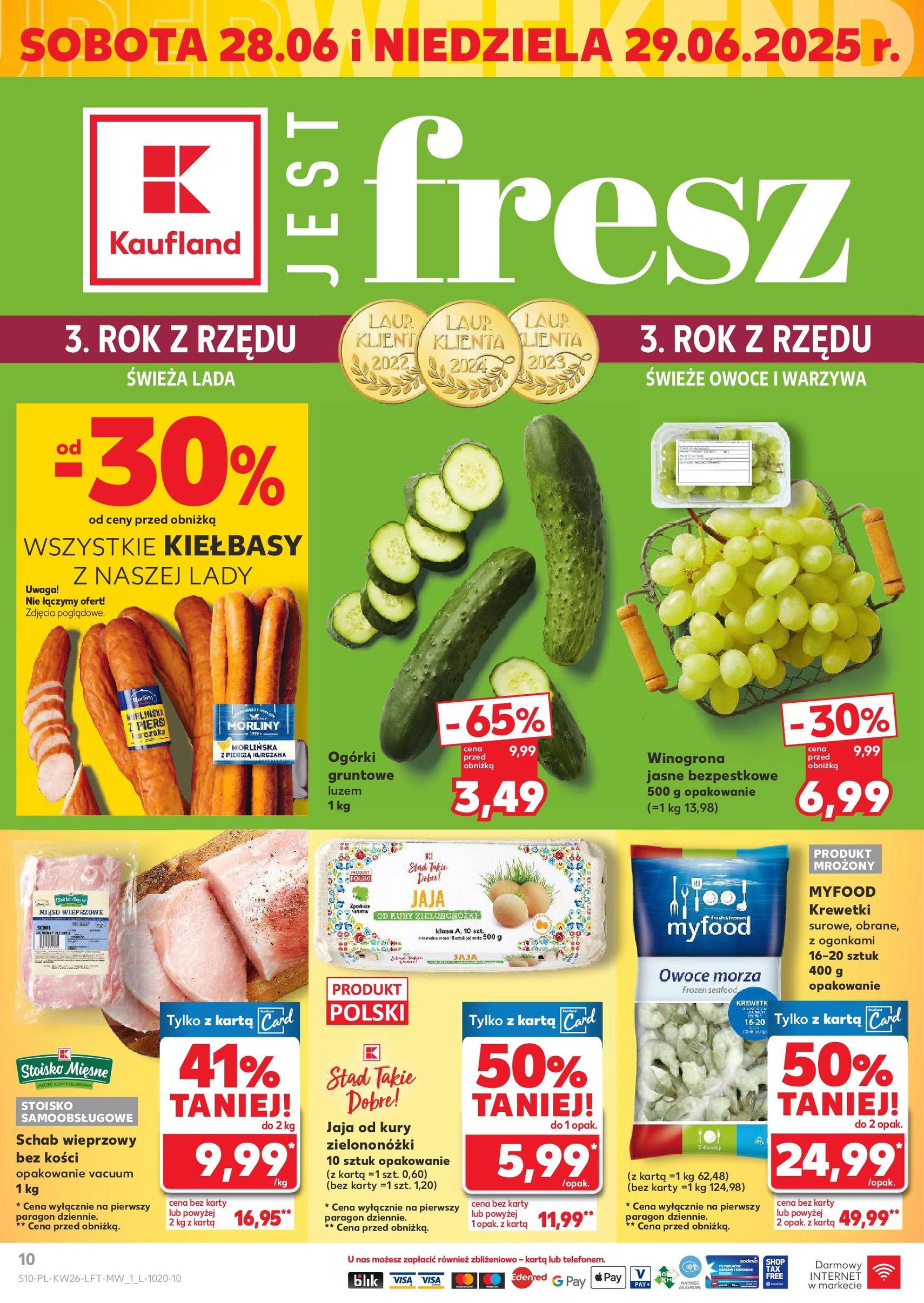 Kaufland gazetka - ważny gazetka od 26.06.2025 strona 10 z 51 Kaufland gazetka - ważny gazetka od 26.06.2025 strona 10 z 51