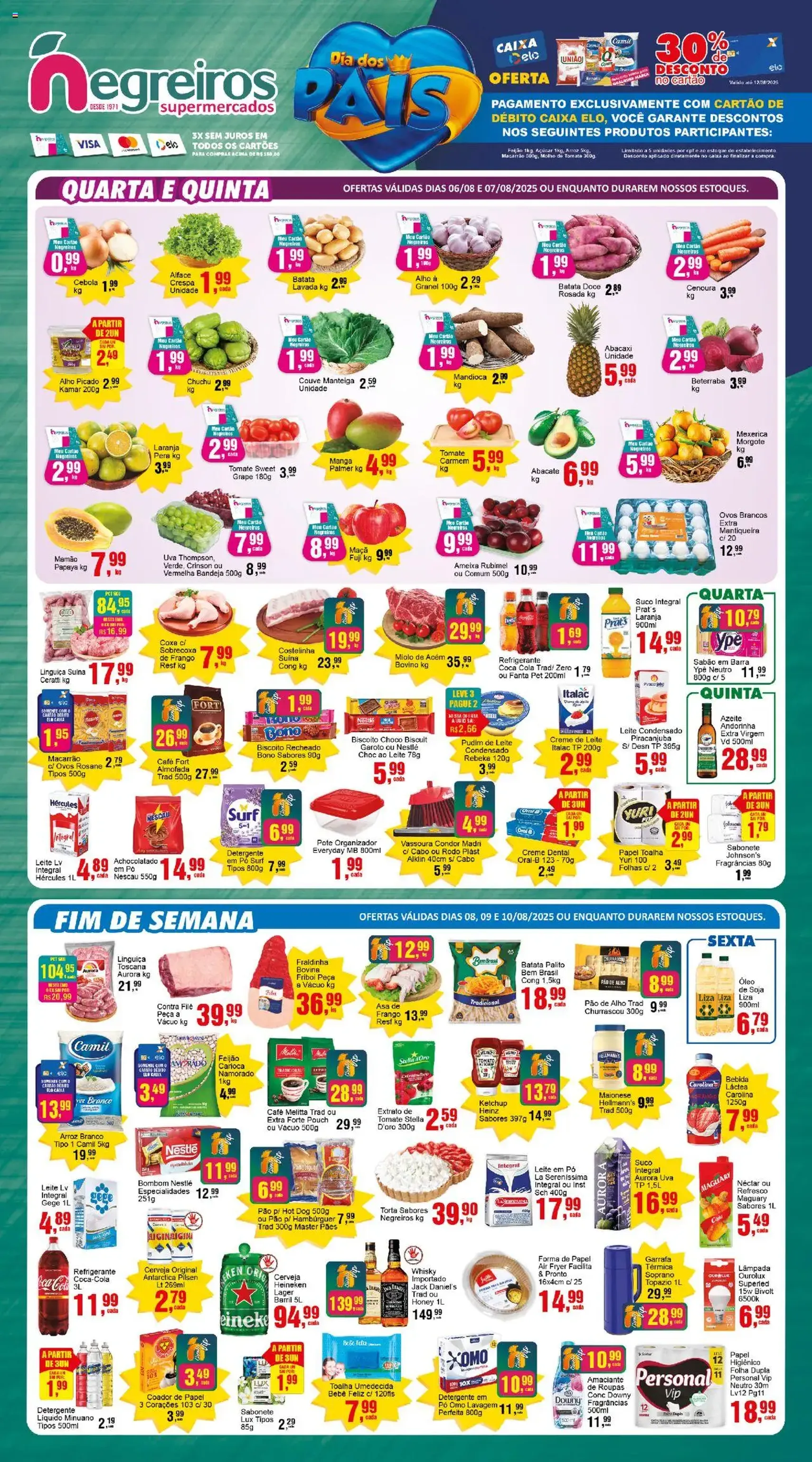 Negreiros - Ofertas da semana - folheto válido a partir de 06/08/2025 página 1 de 2