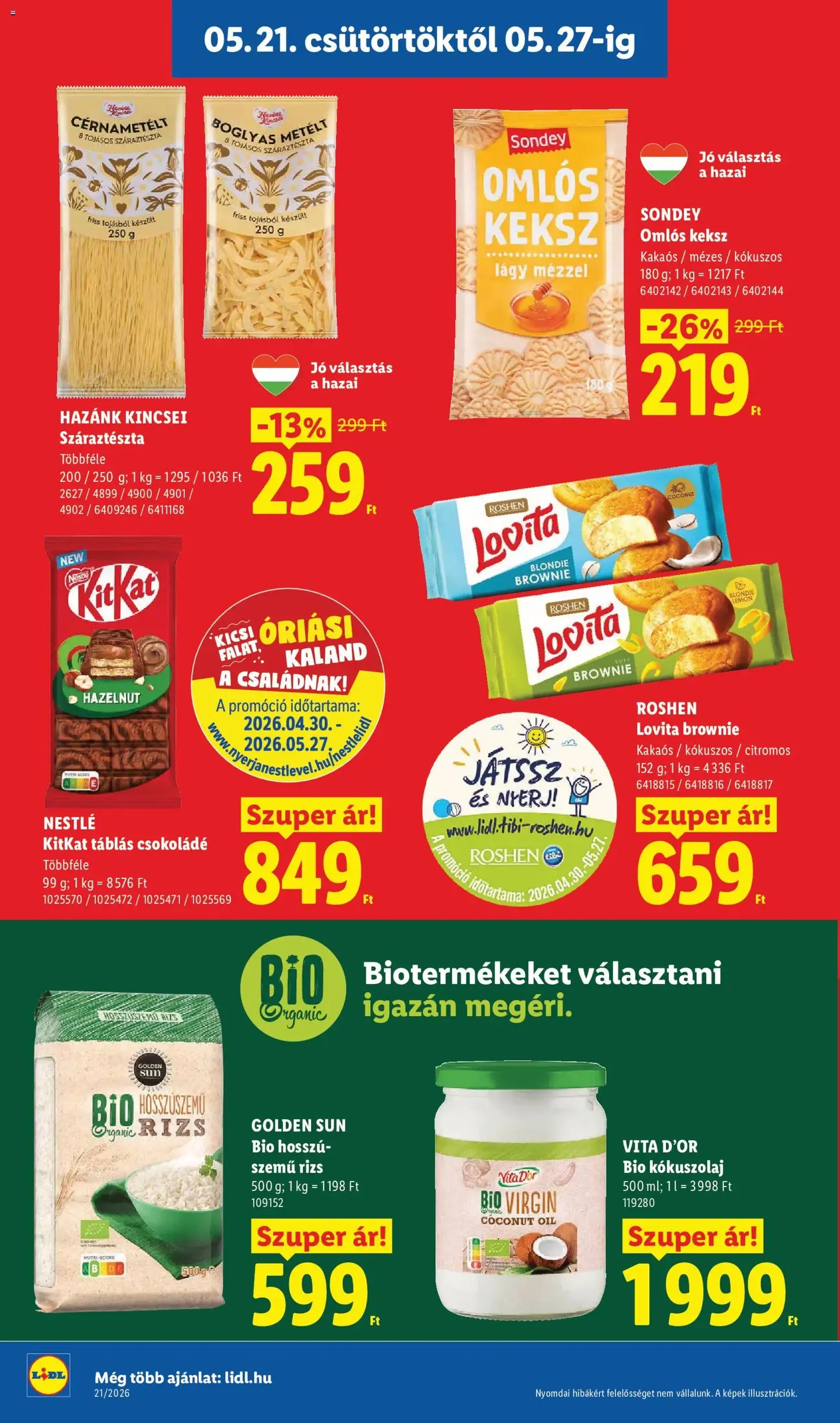 Lidl akciós újság - 2026.05.21. érvényes szórólap 18 oldal 84 oldalból