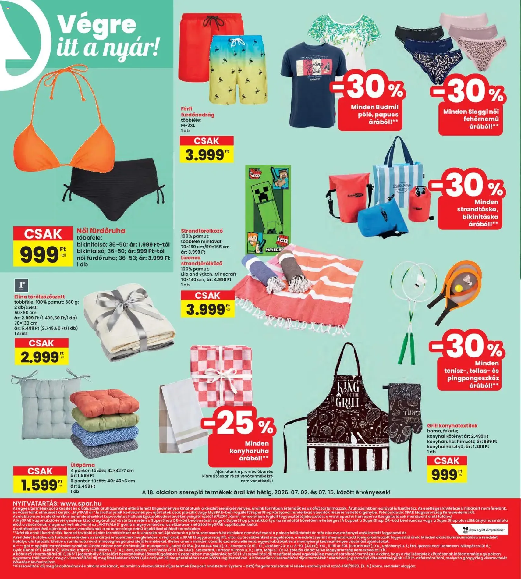 Interspar akciós újság - 2026.07.02. érvényes szórólap 18 oldal 20 oldalból