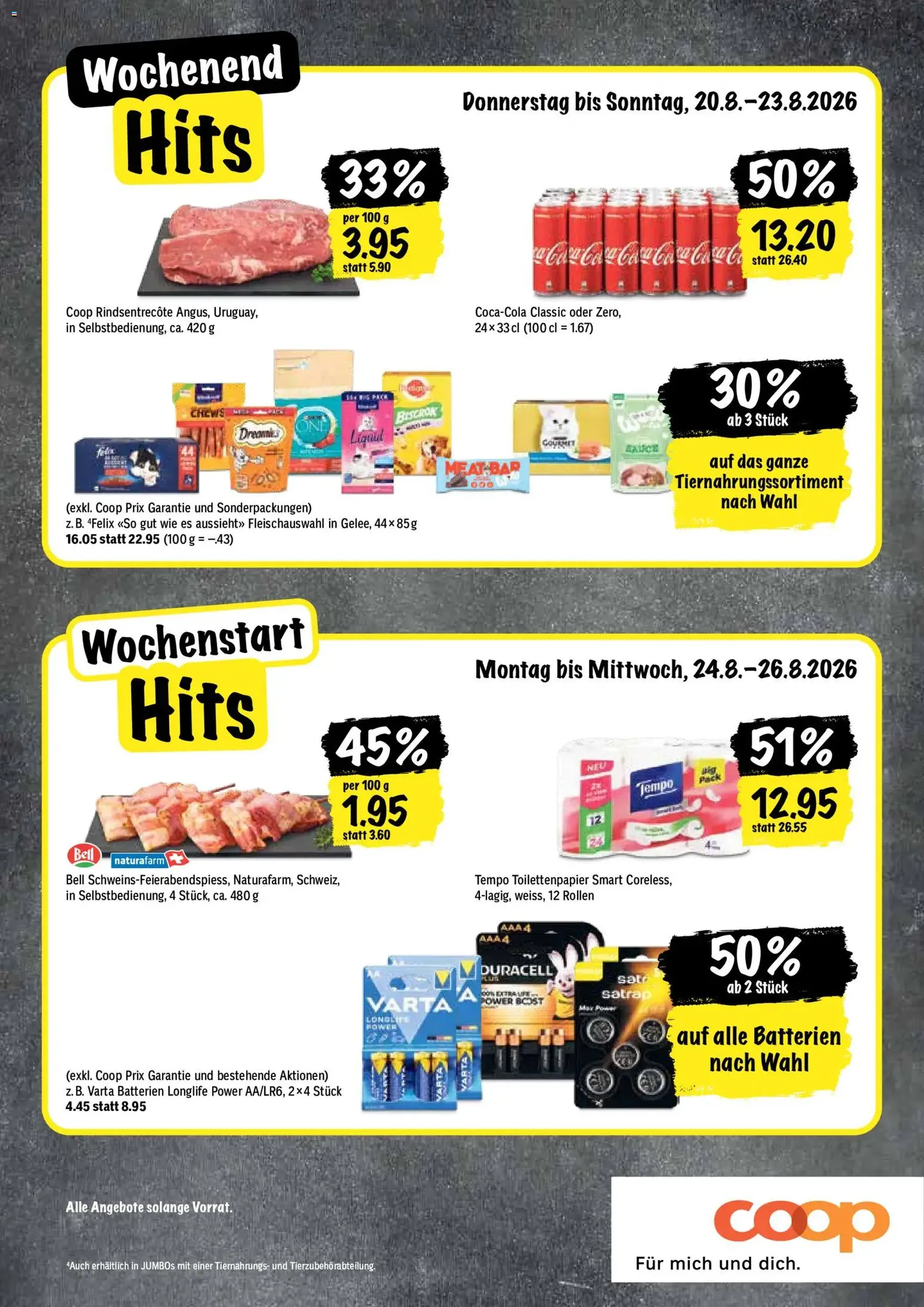 Coop aktionen - Gültiger Prospekt ab 20.08.2026, Seite 20 von insgesamt 28