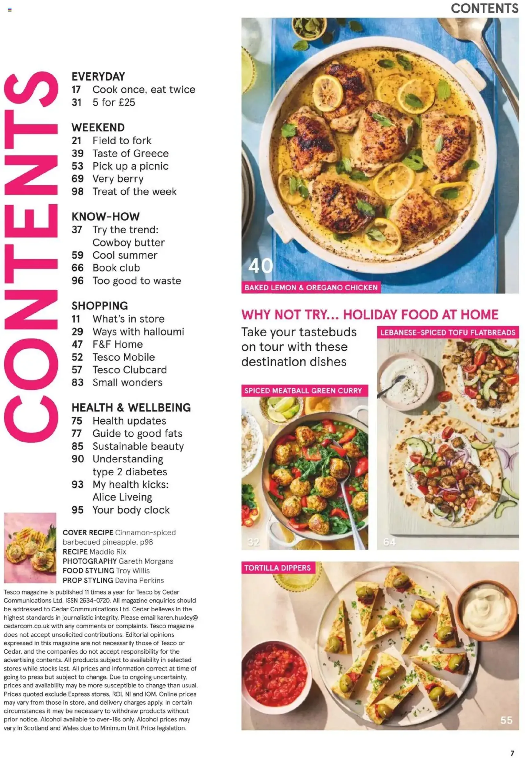 Tesco - Tesco Magazine - July/August 2025 - valid flyer from 10/07/2025, page 7 of 100 Tesco - Tesco Magazine - July/August 2025 - valid flyer from 10/07/2025, page 7 of 100