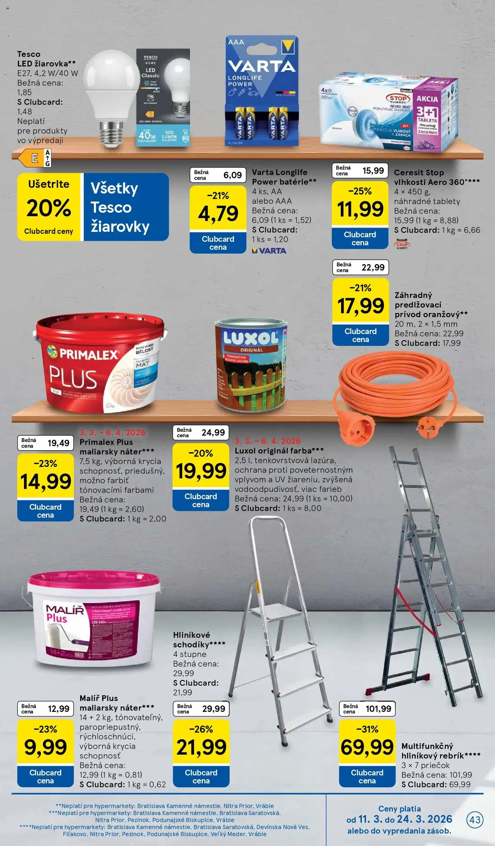 Tesco Hypermarket - leták - platný leták od 11.03.2026 strana 43 z 48