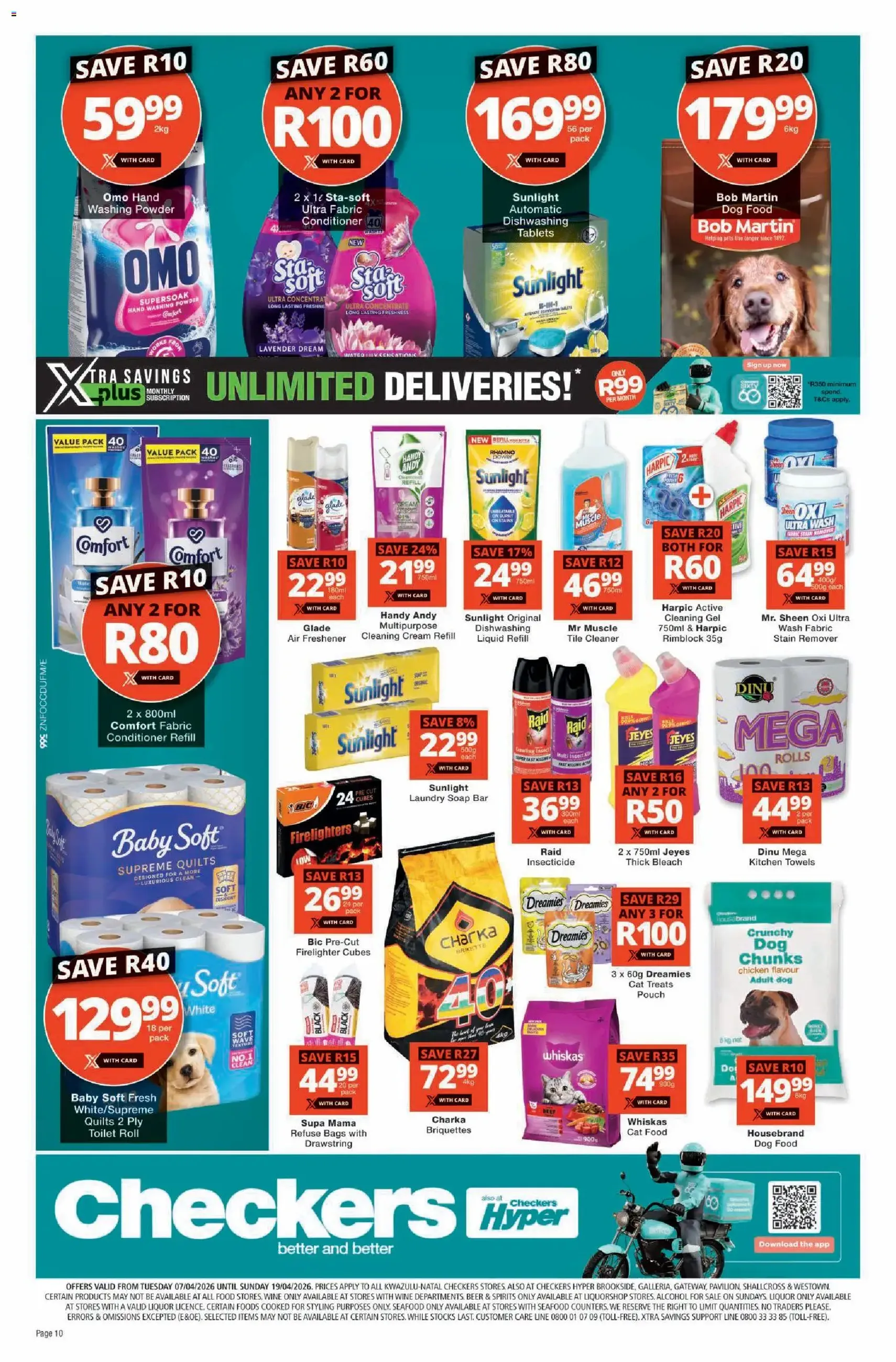Checkers Specials - valid flyer from 07/04/2026, page 10 of 11