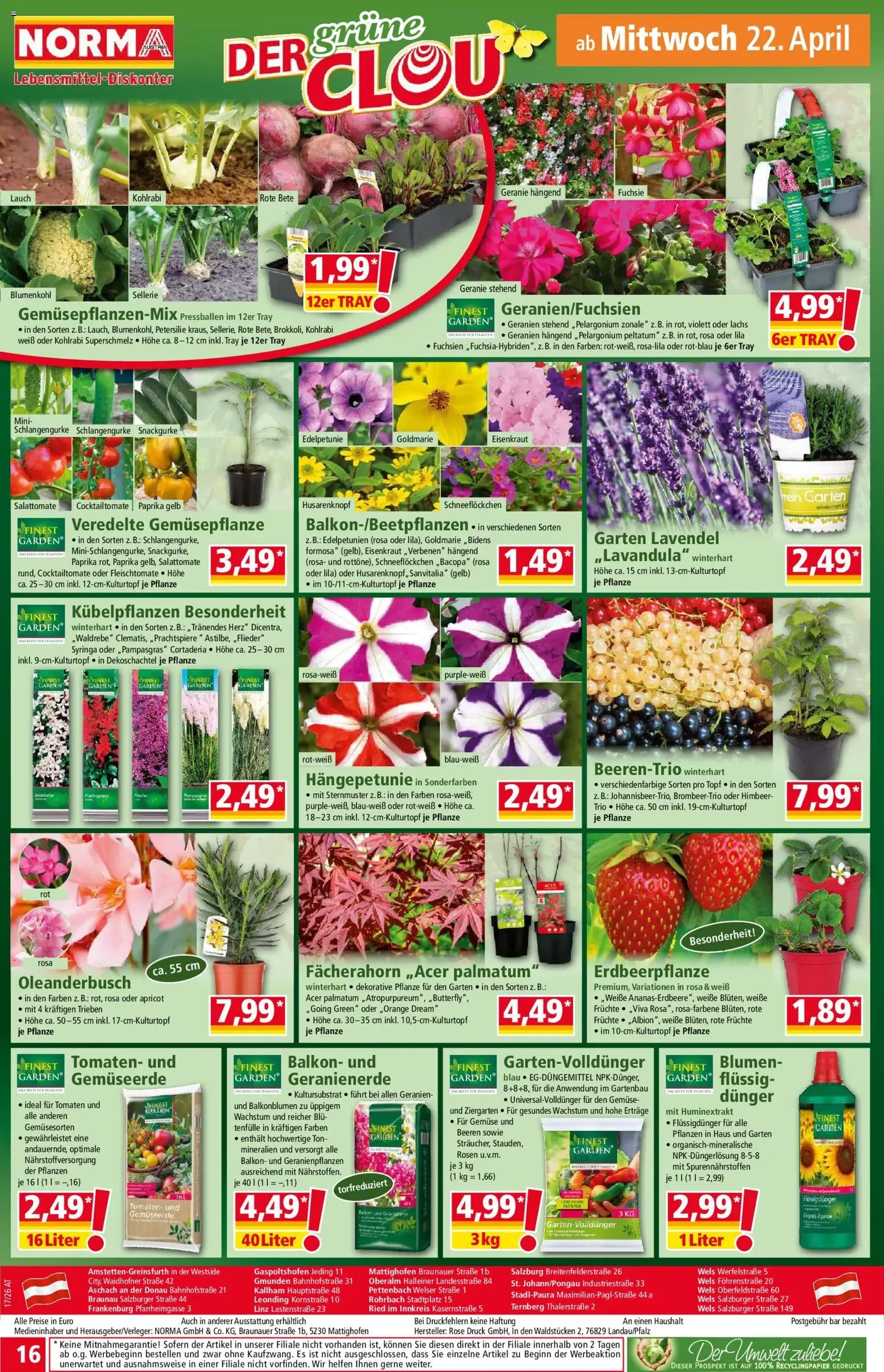 Norma Flugblatt - Gültiger Prospekt ab 20.04.2026, Seite 16 von insgesamt 20