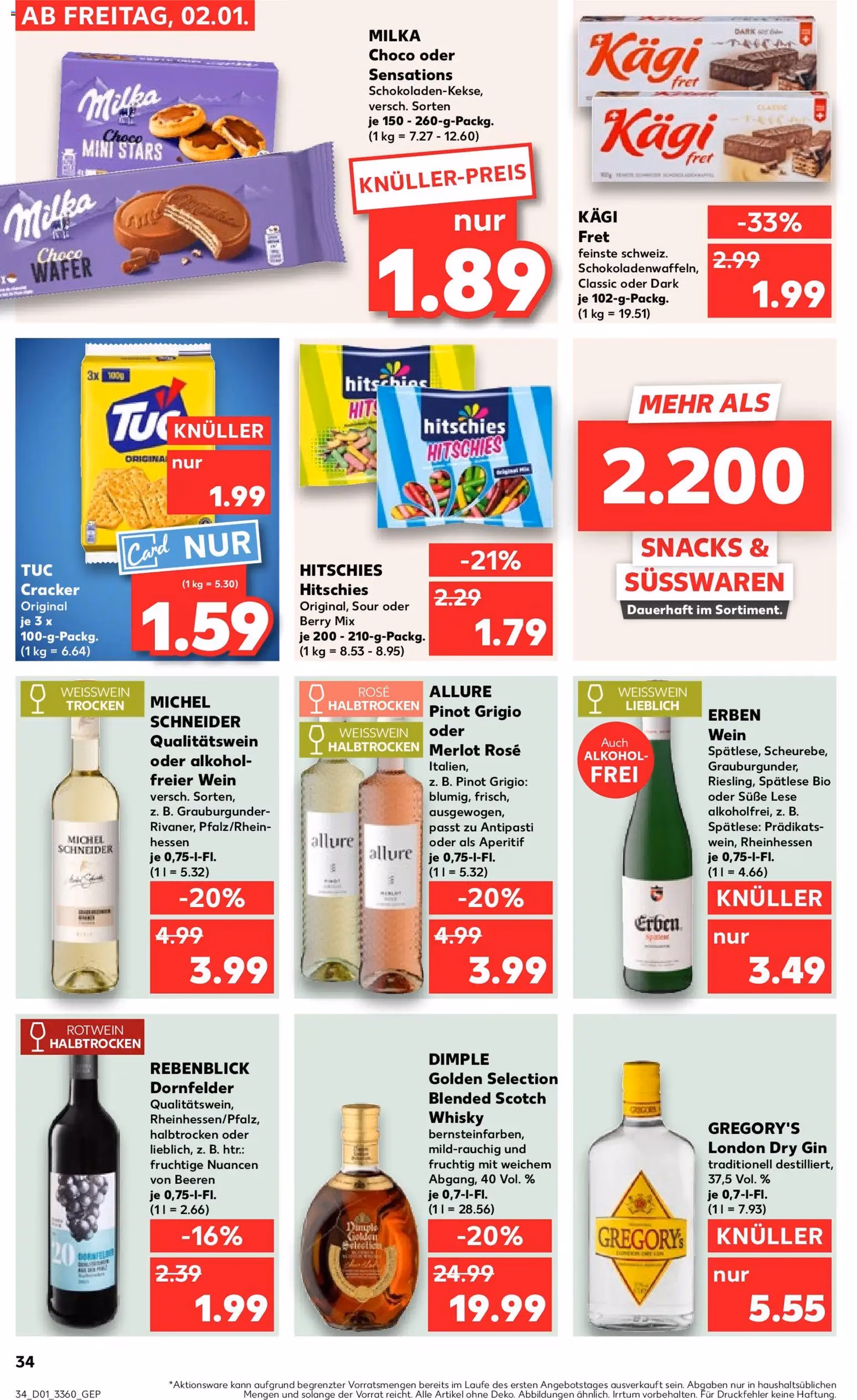Kaufland Prospekt - Gültiger Prospekt ab 02.01.2026, Seite 34 von insgesamt 59