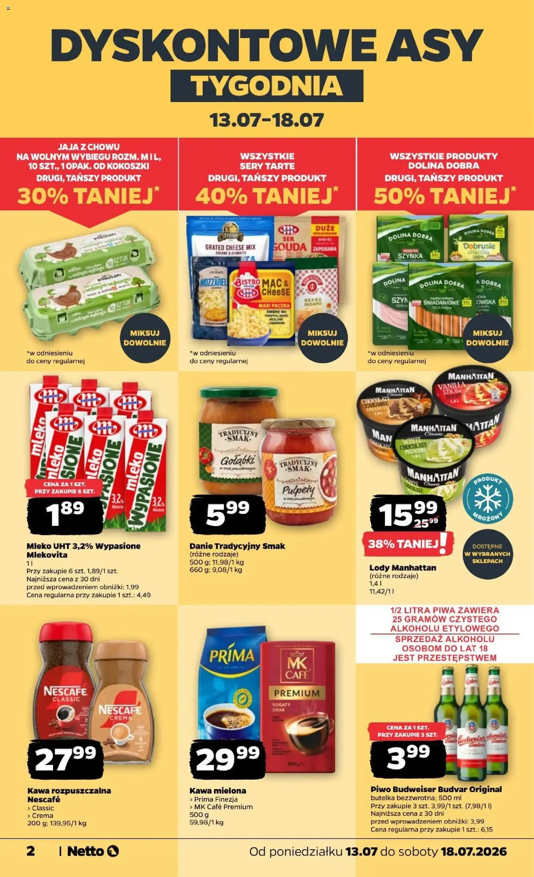 Netto gazetka od poniedziałku - ważny gazetka od 13.07.2026 strona 2 z 34