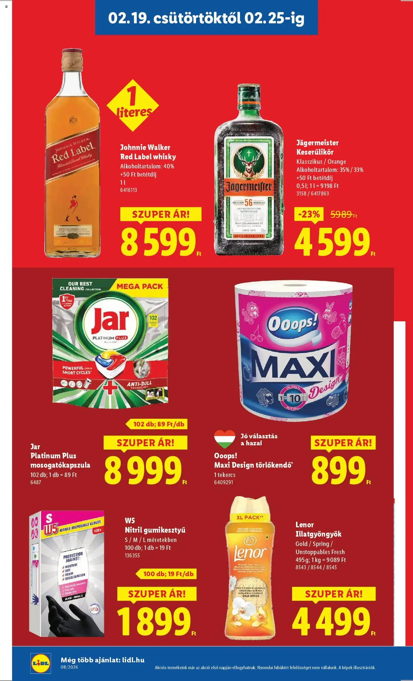 Lidl Akciós újság - 2026.02.19. érvényes szórólap 14 oldal 58 oldalból