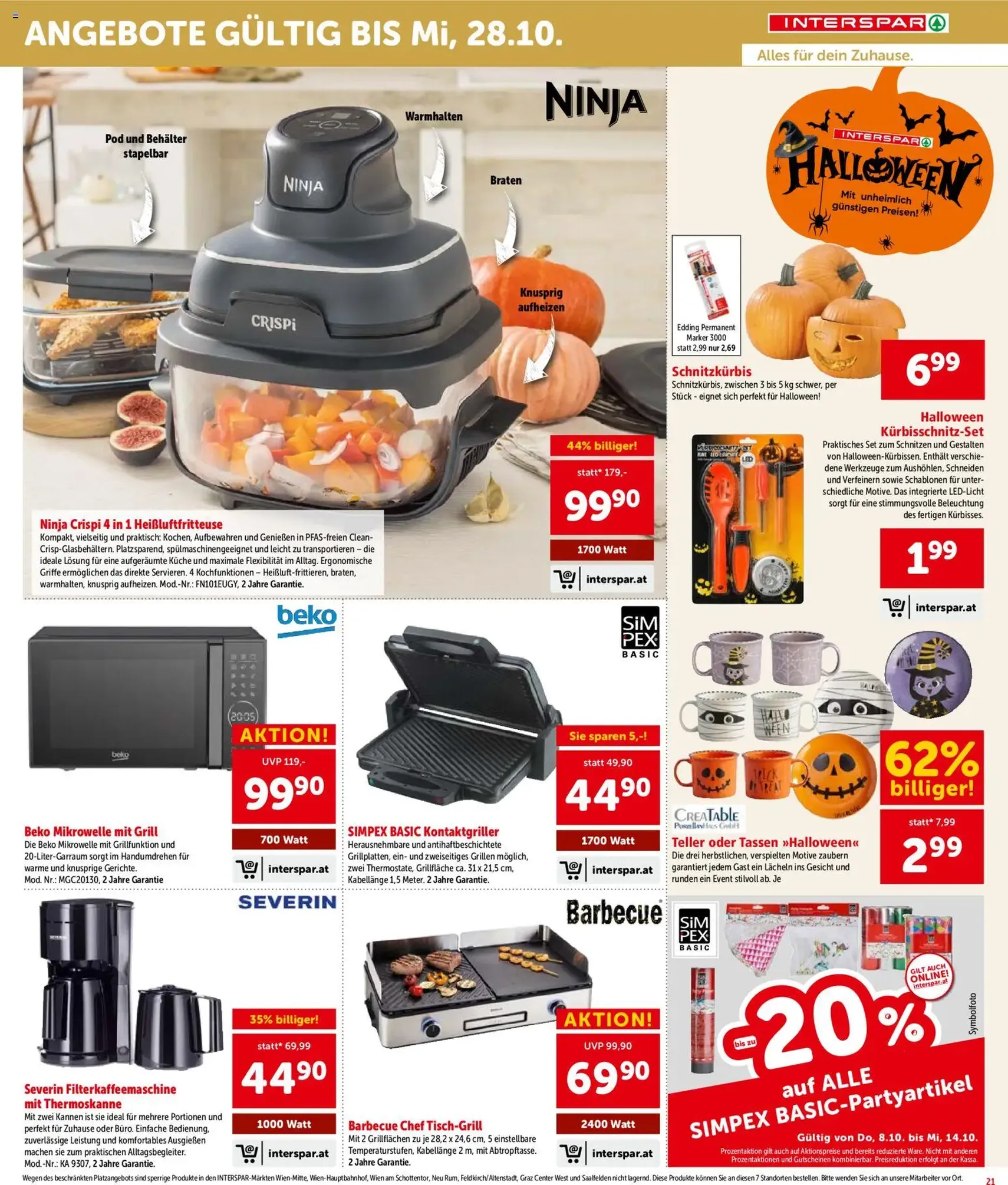 Interspar Flugblatt - Gültiger Prospekt ab 08.10.2026, Seite 21 von insgesamt 24