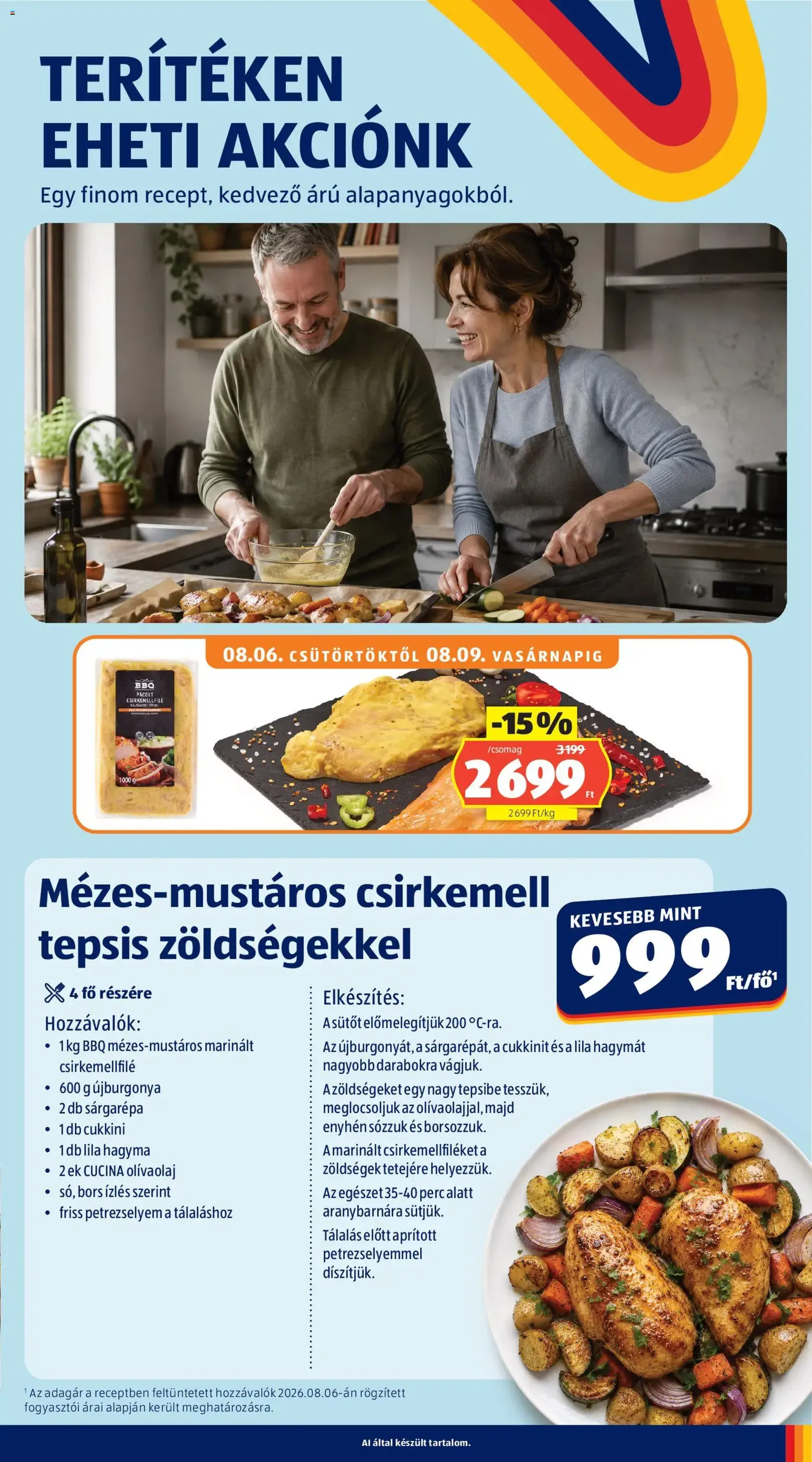 Aldi akciós újság - 2026.08.06. érvényes szórólap 5 oldal 50 oldalból