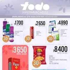 Vista previa del folleto Supermercados TODO Ofertas válido desde 16/06/2026