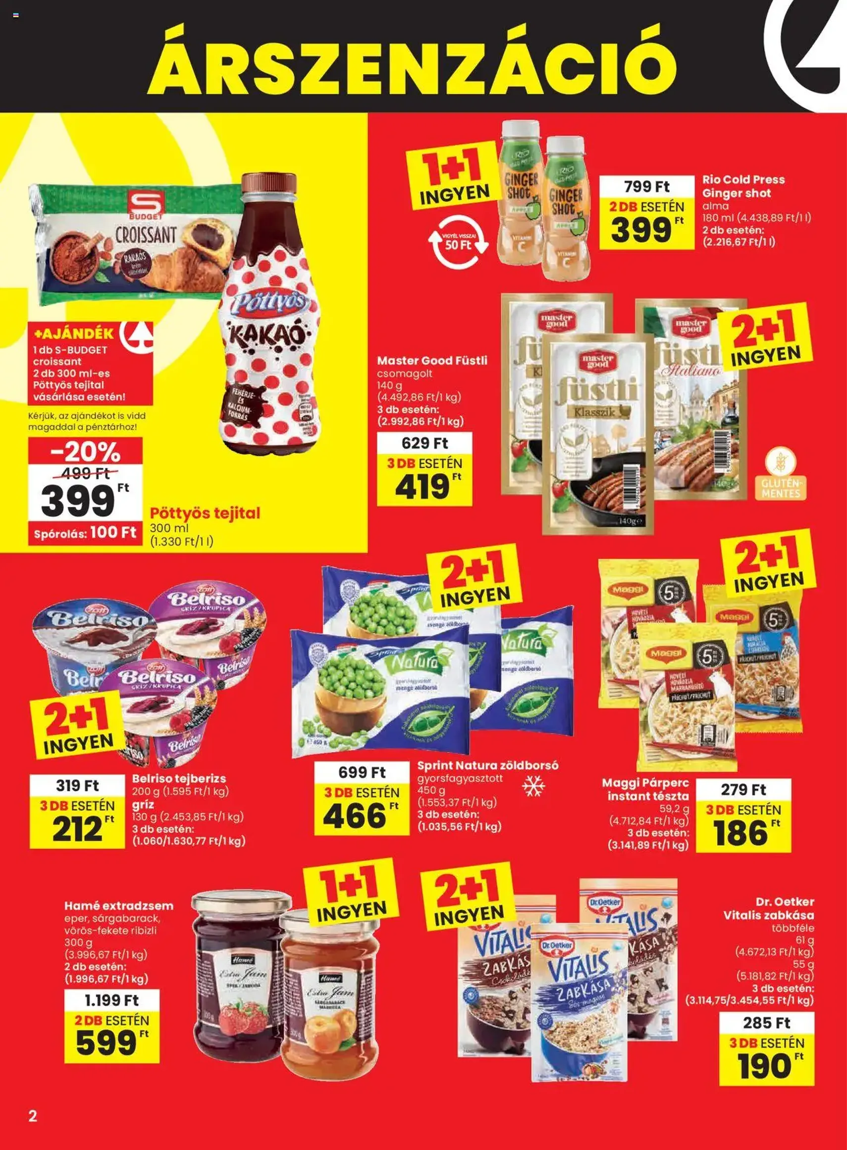Spar Akciós újság - 2025.09.04. érvényes szórólap 2 oldal 16 oldalból Spar Akciós újság - 2025.09.04. érvényes szórólap 2 oldal 16 oldalból