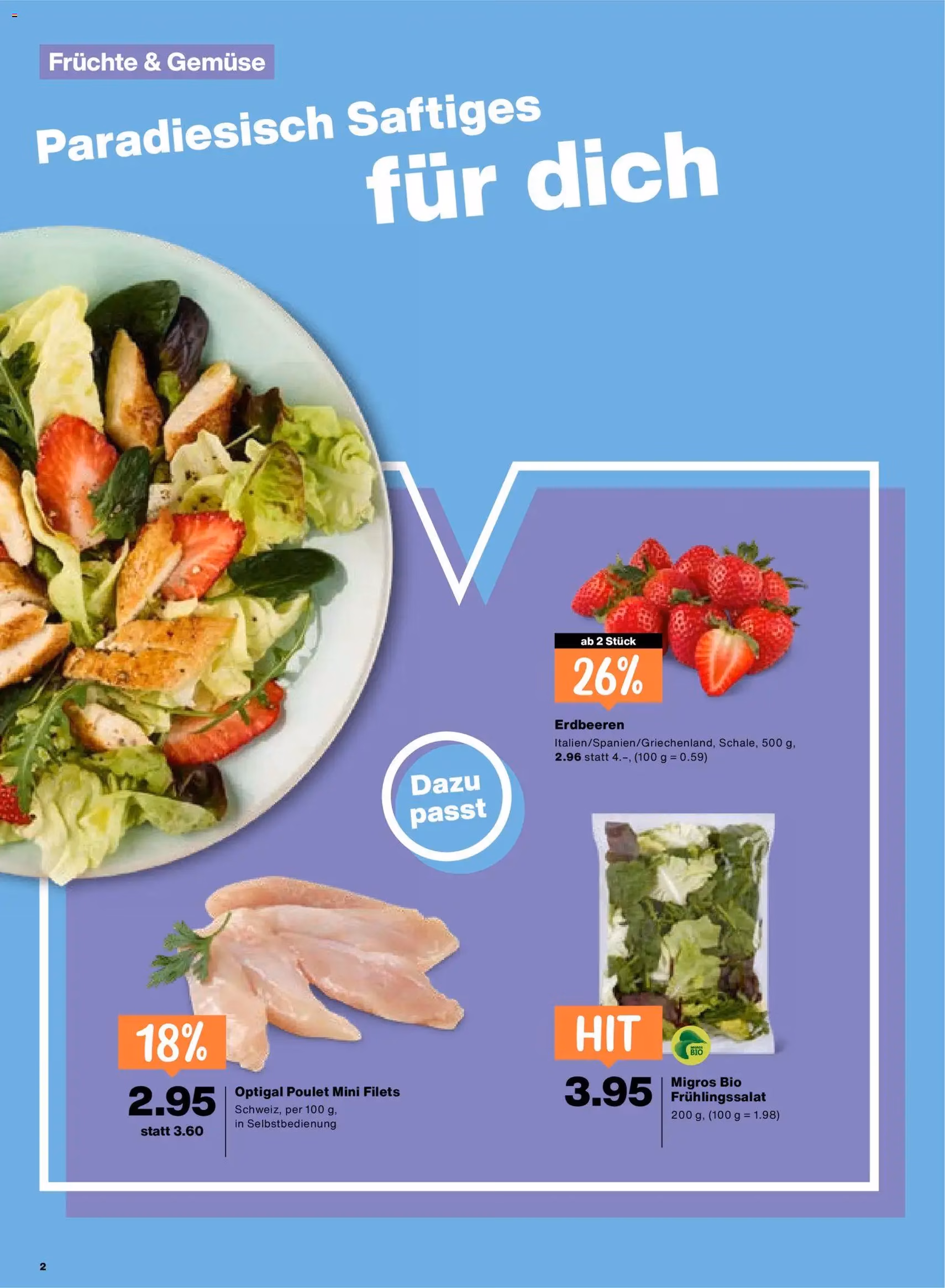 Migros aktionen - Gültiger Prospekt ab 02.04.2026, Seite 2 von insgesamt 24