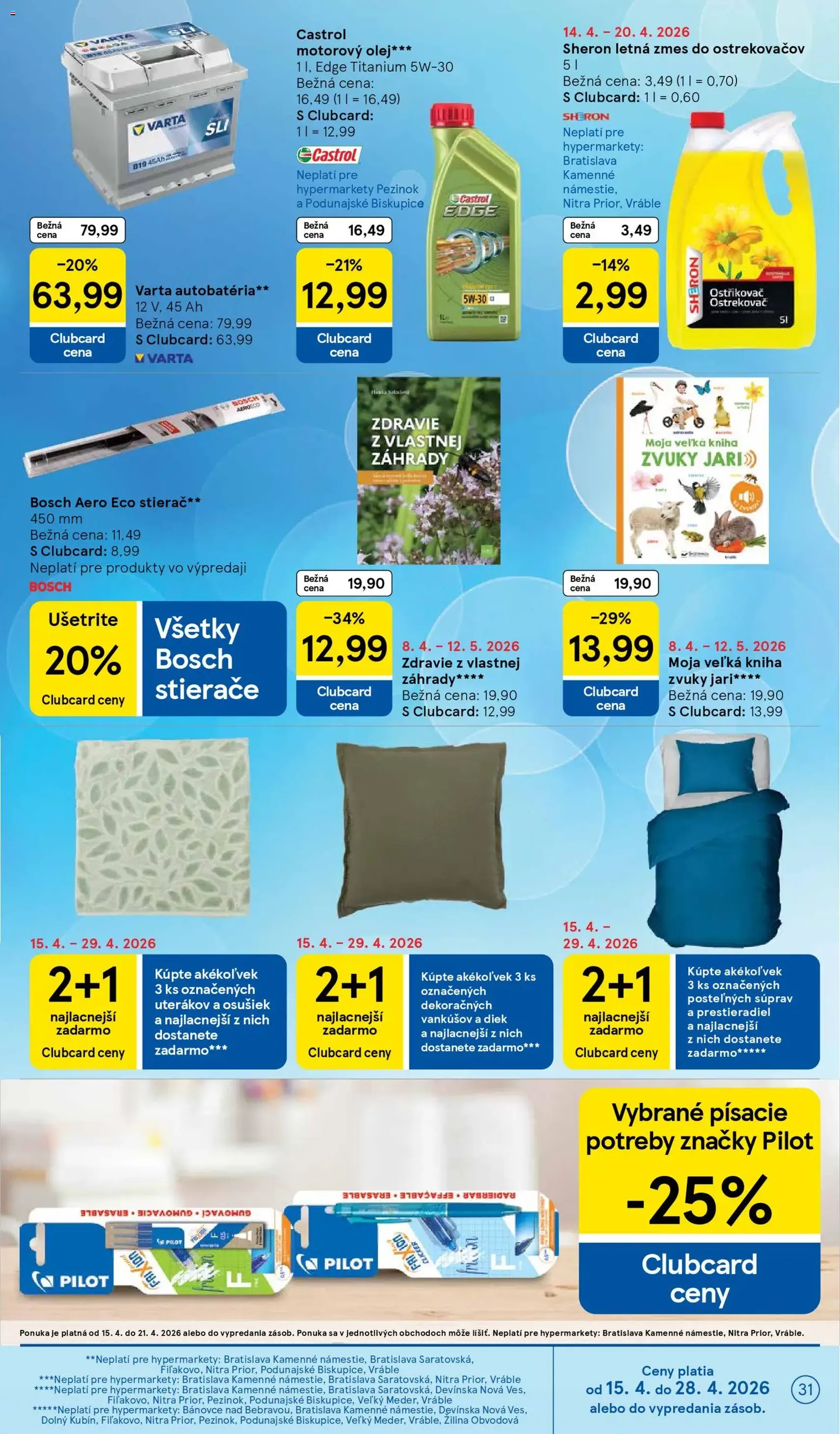 Tesco Hypermarket - leták - platný leták od 15.04.2026 strana 31 z 37