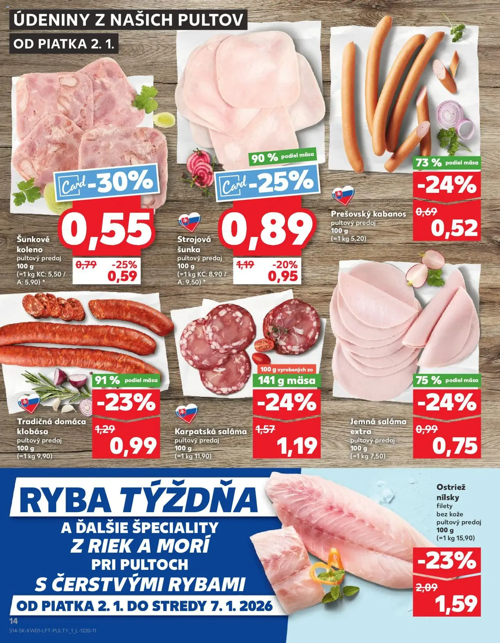 Kaufland SK Akciós újság - 2026.01.02. érvényes szórólap 14 oldal 72 oldalból