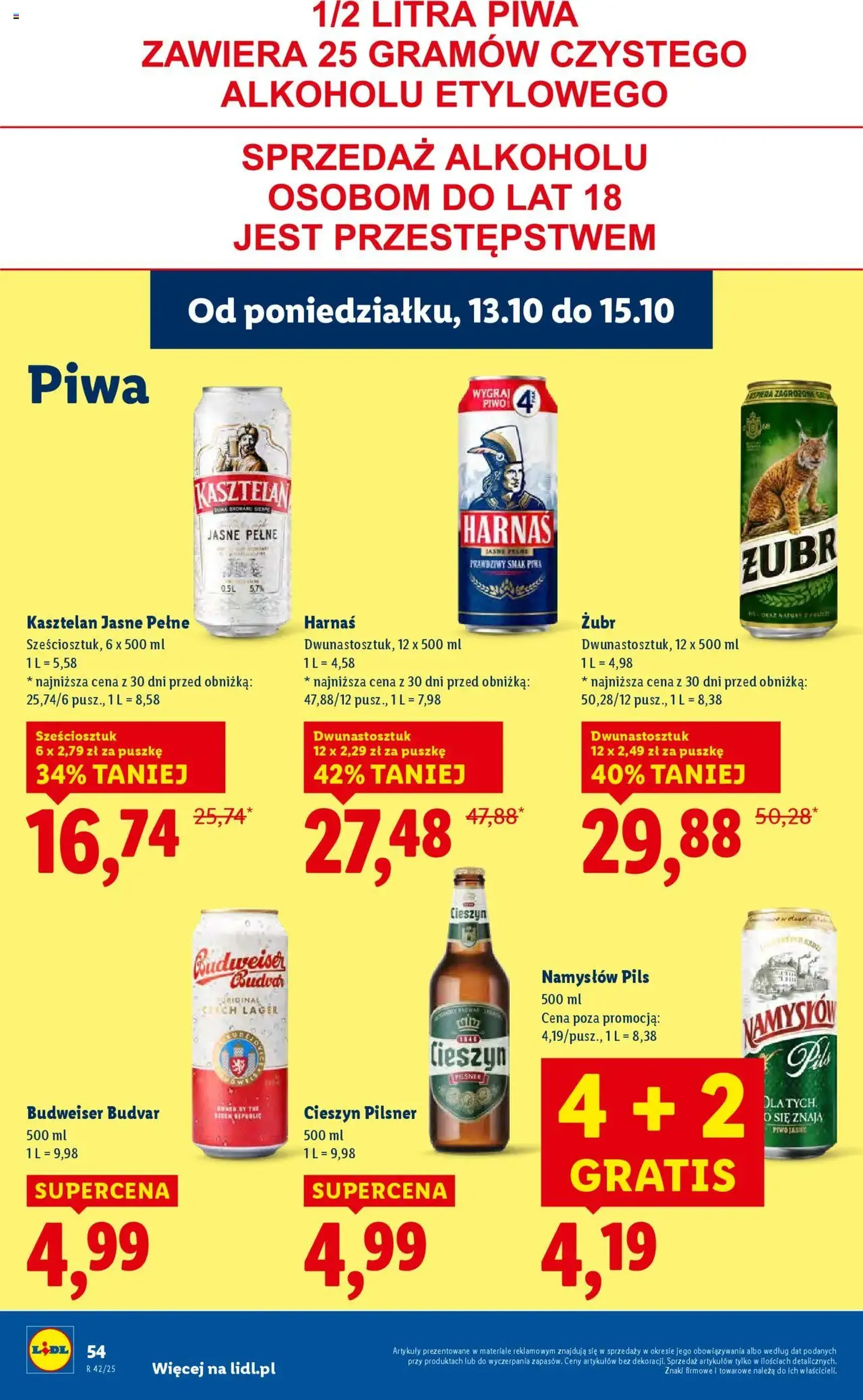 Lidl Gazetka - ważny gazetka od 13.10.2025 strona 54 z 73