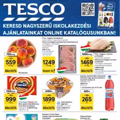 Tesco aktuális akciós újság - szórólap előnézete érvényes 2026.08.06. -tól