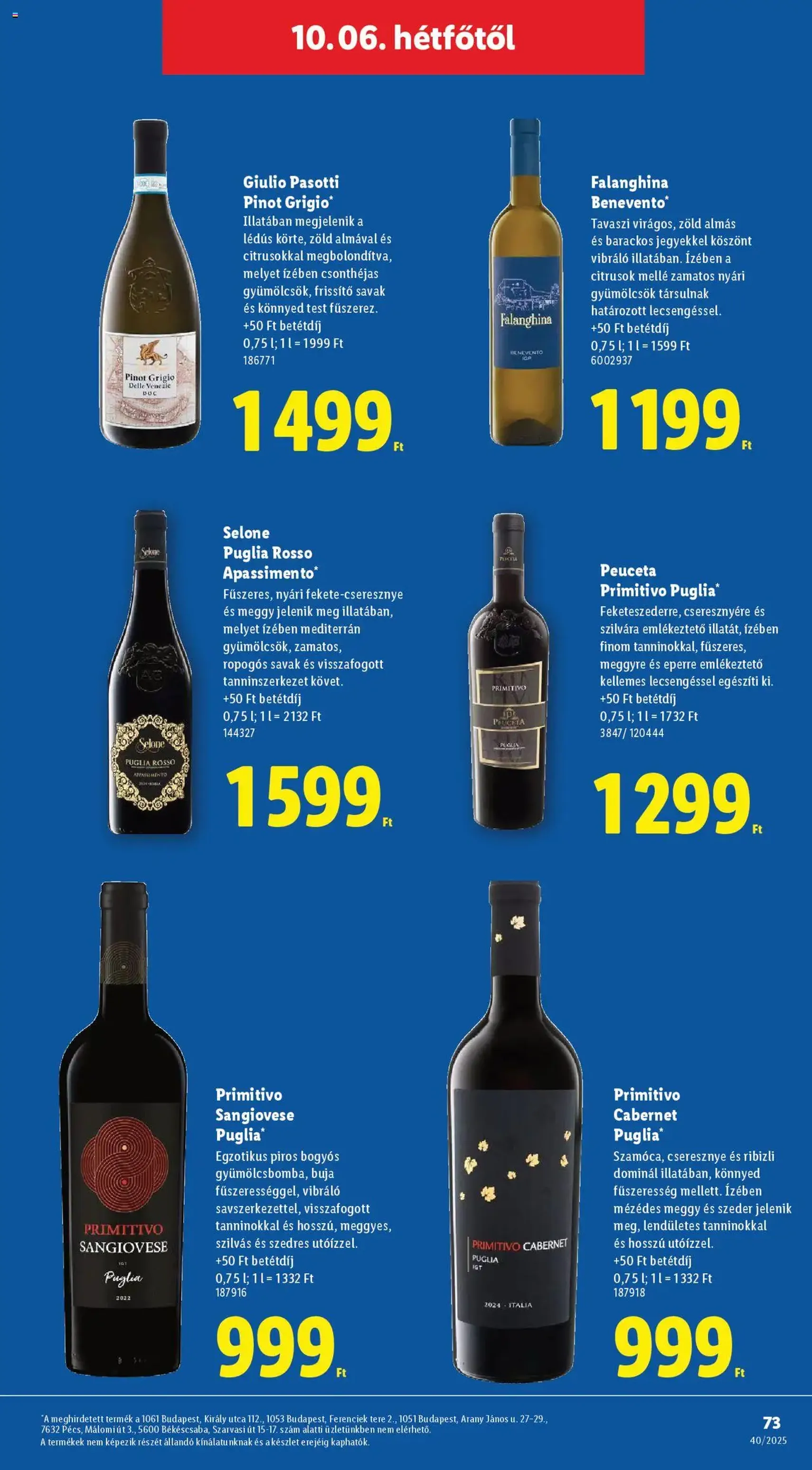 Lidl Akciós újság - 2025.10.02. érvényes szórólap 73 oldal 76 oldalból Lidl Akciós újság - 2025.10.02. érvényes szórólap 73 oldal 76 oldalból