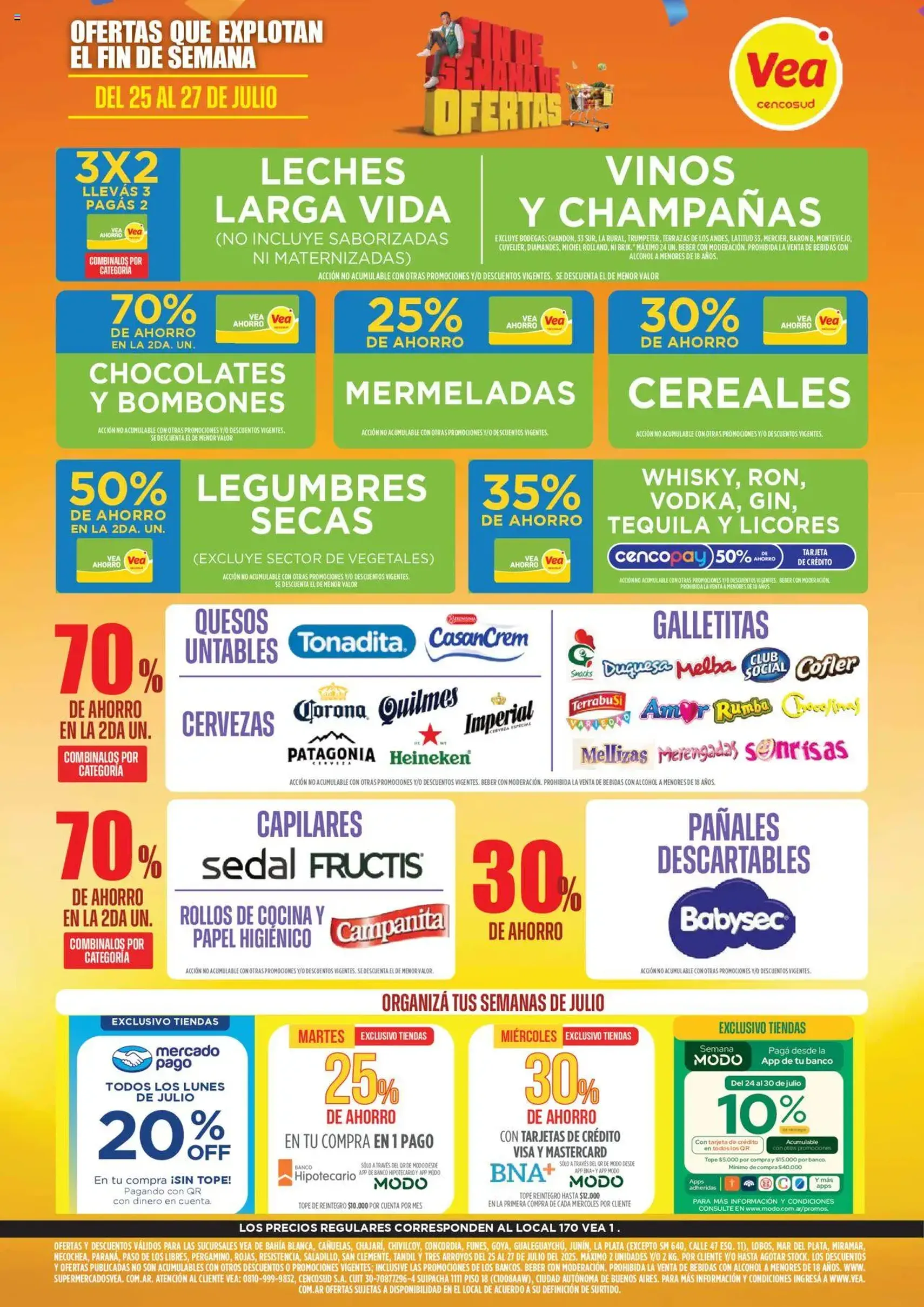 Vea - Oferta fin de semana - folleto válido desde 25/07/2025 página 1 de 5