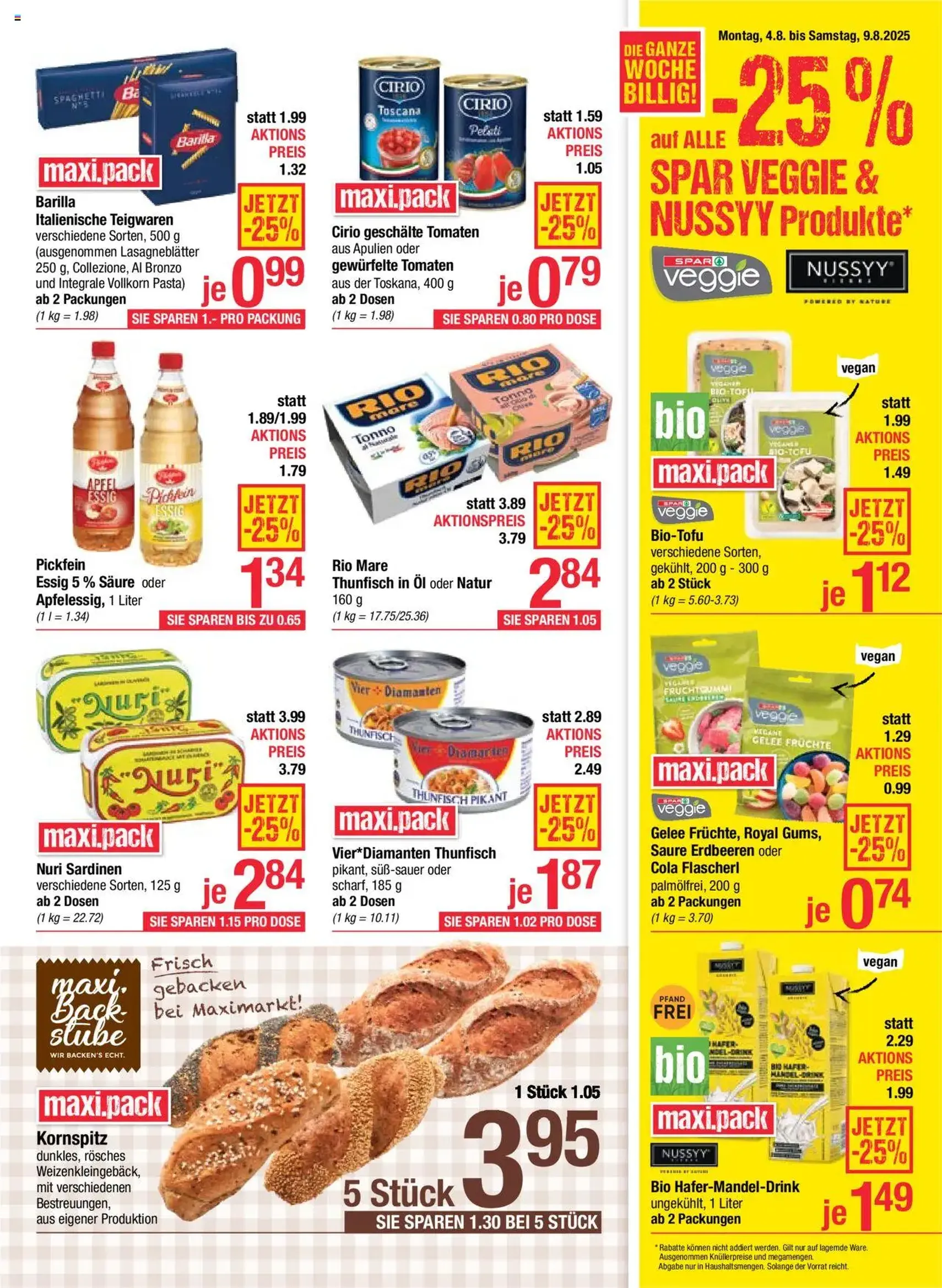 Maximarkt Flugblatt - Gültiger Prospekt ab 04.08.2025, Seite 7 von insgesamt 20 Maximarkt Flugblatt - Gültiger Prospekt ab 04.08.2025, Seite 7 von insgesamt 20