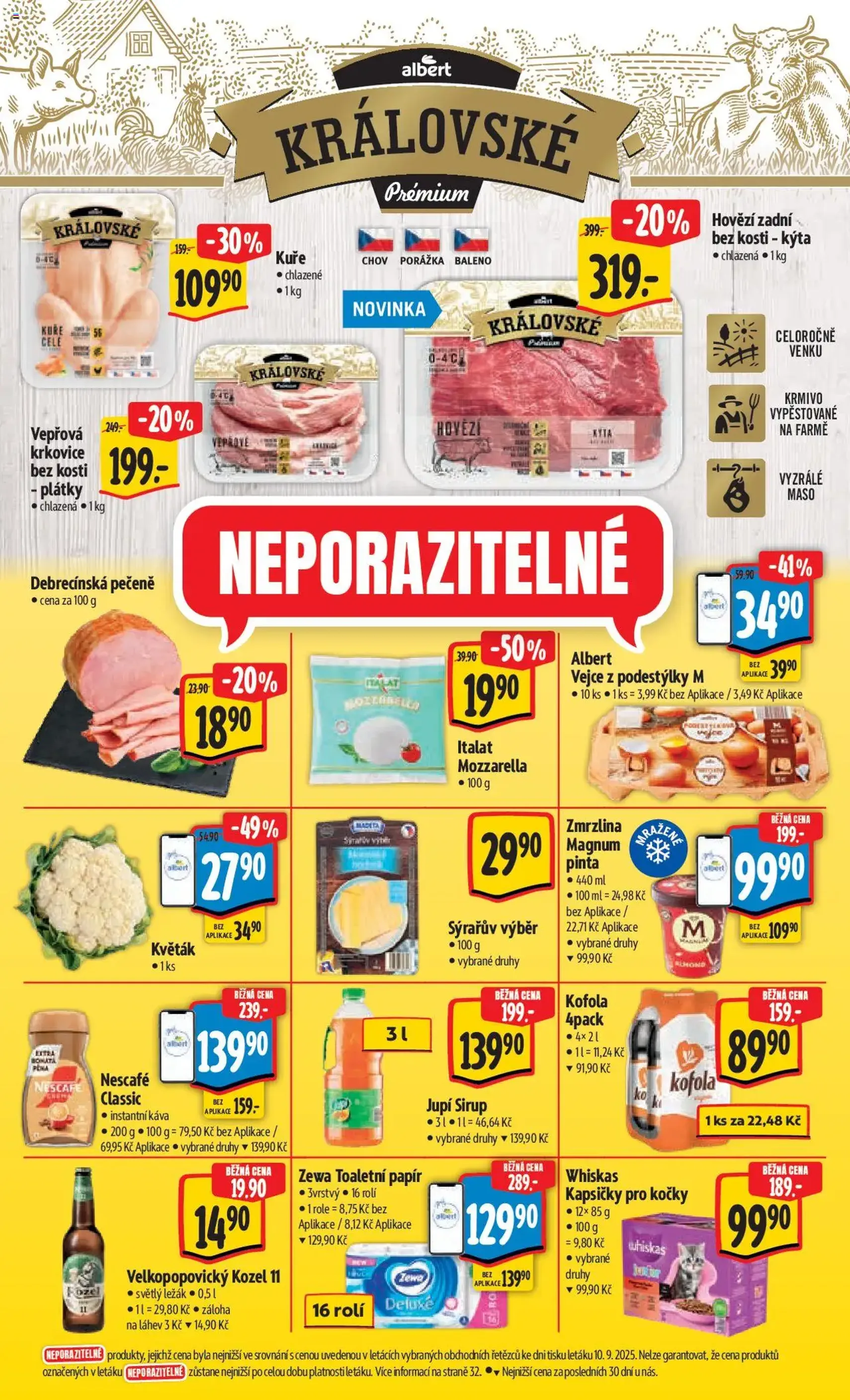 Albert leták - Hypermarket - platný leták od 17.09.2025 strana 59 z 59