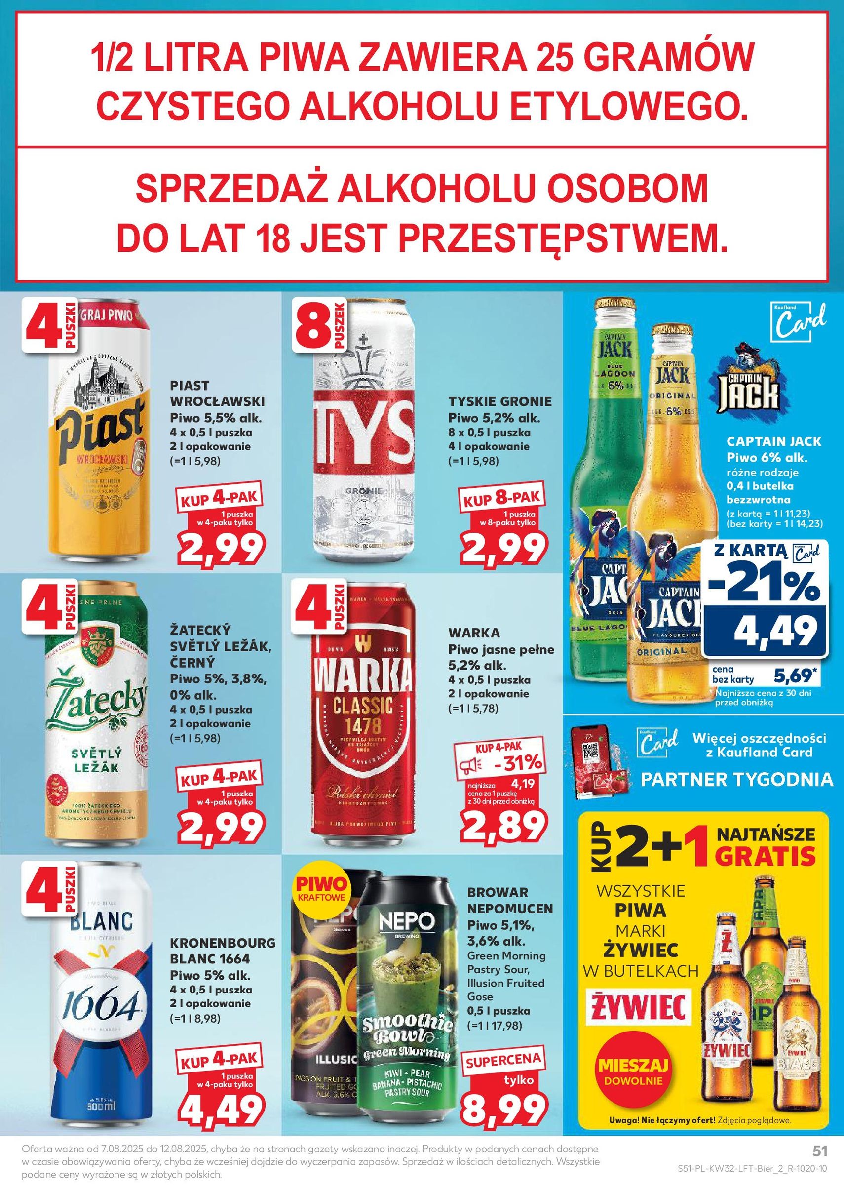 Kaufland gazetka - ważny gazetka od 07.08.2025 strona 51 z 65 Kaufland gazetka - ważny gazetka od 07.08.2025 strona 51 z 65