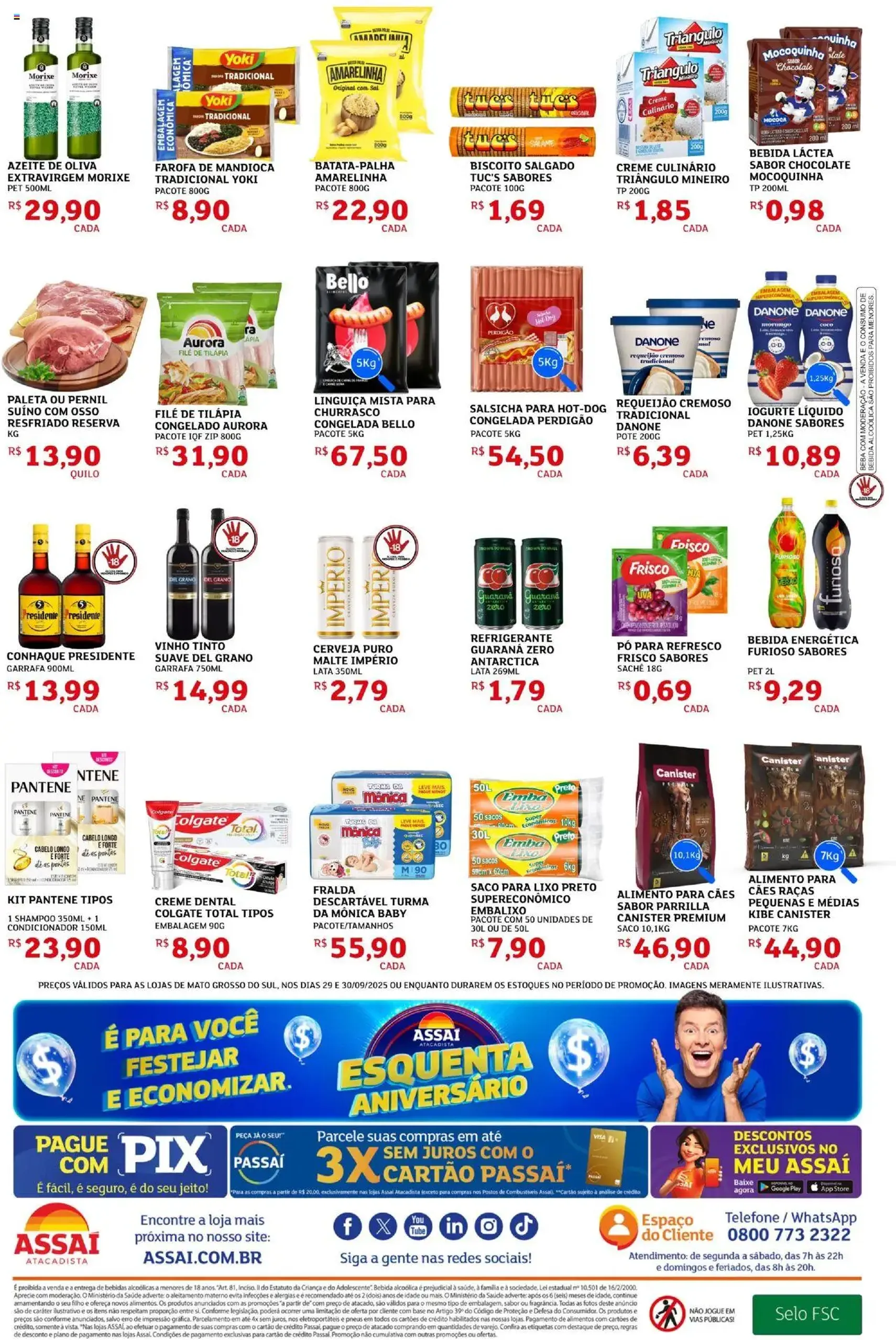 Encarte Assaí Atacadista - folheto válido a partir de 29/09/2025 página 2 de 2