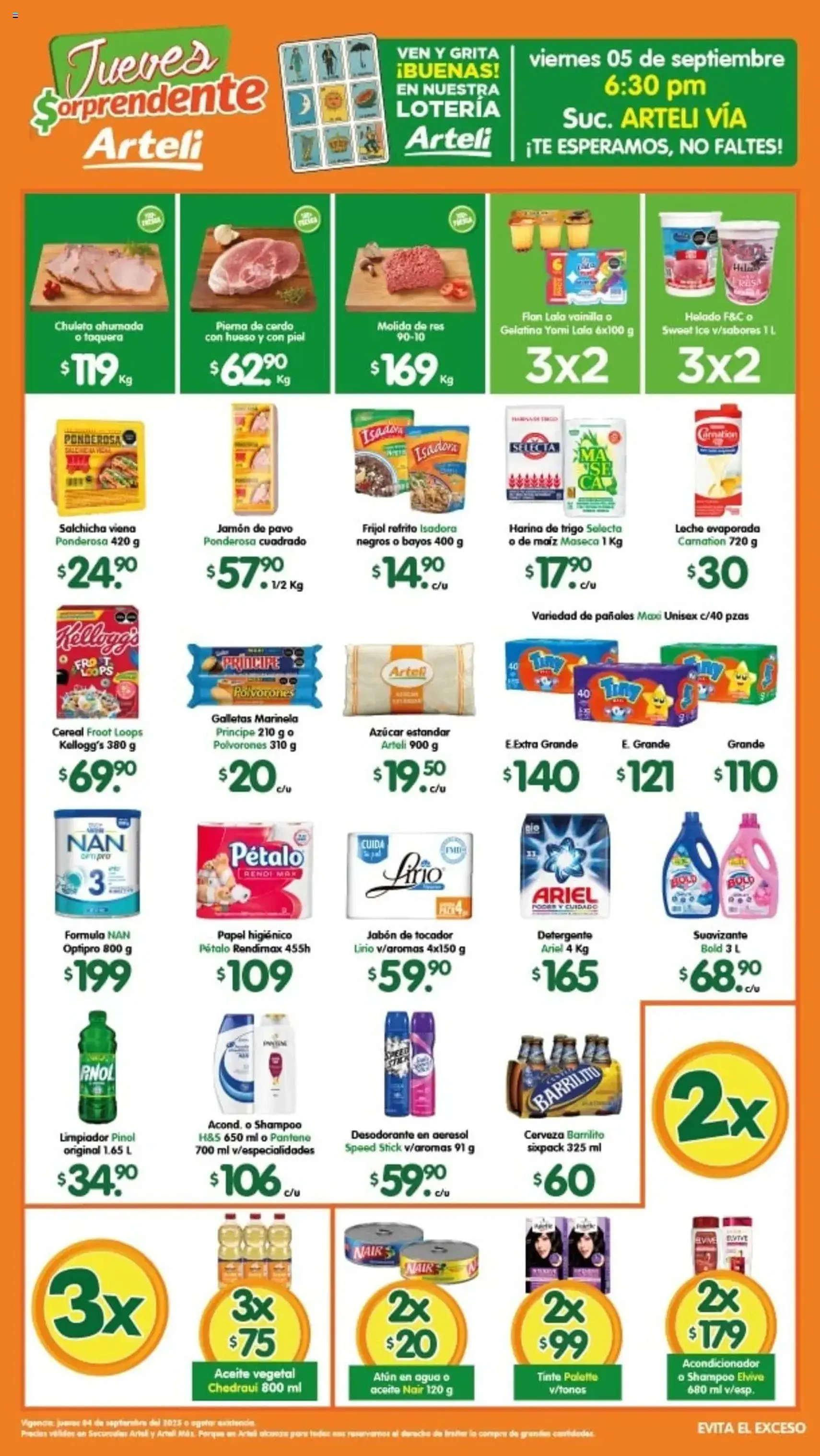 Arteli - Folleto Arteli - folleto válido desde 04/09/2025 página 1 de 1