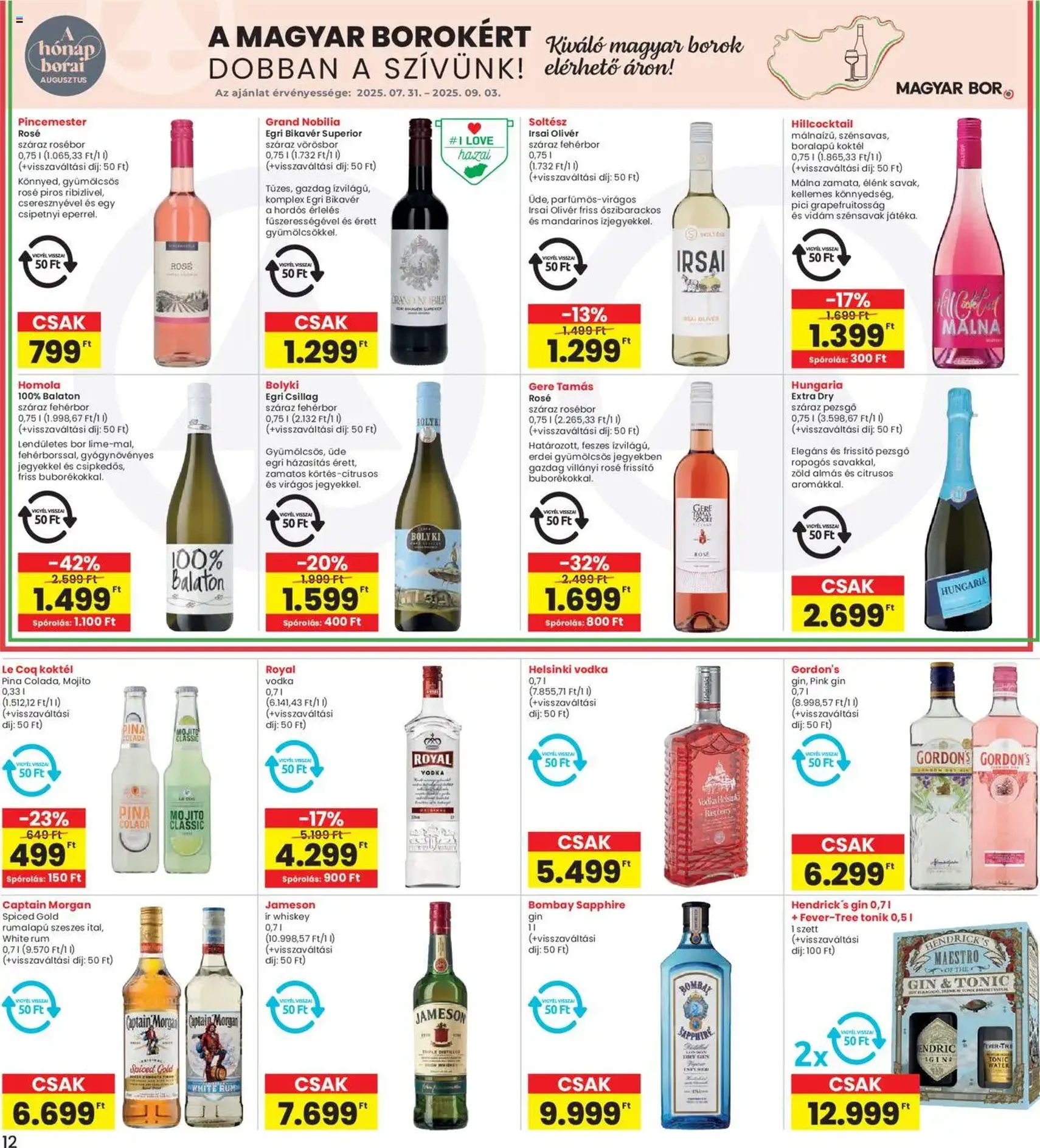 Interspar Akciós újság - 2025.07.31. érvényes szórólap 12 oldal 19 oldalból Interspar Akciós újság - 2025.07.31. érvényes szórólap 12 oldal 19 oldalból