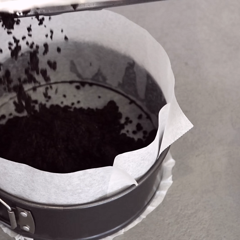 Cheesecake di Halloween - procedimento 1