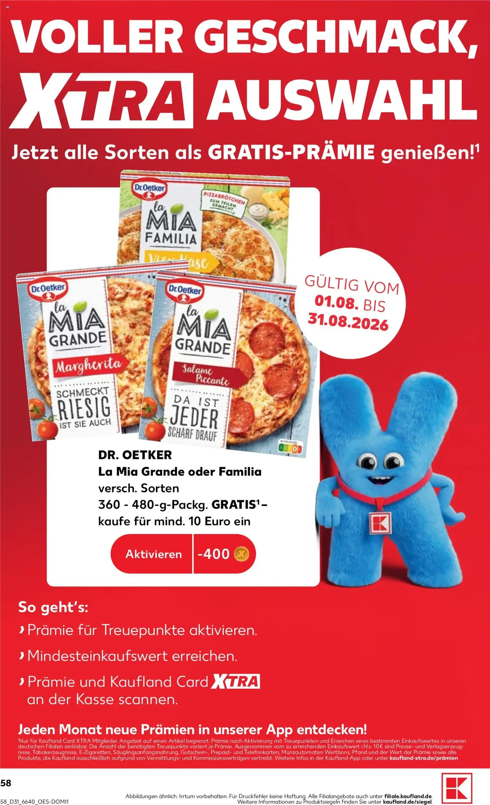 Kaufland Prospekt - Gültiger Prospekt ab 30.07.2026, Seite 58 von insgesamt 66
