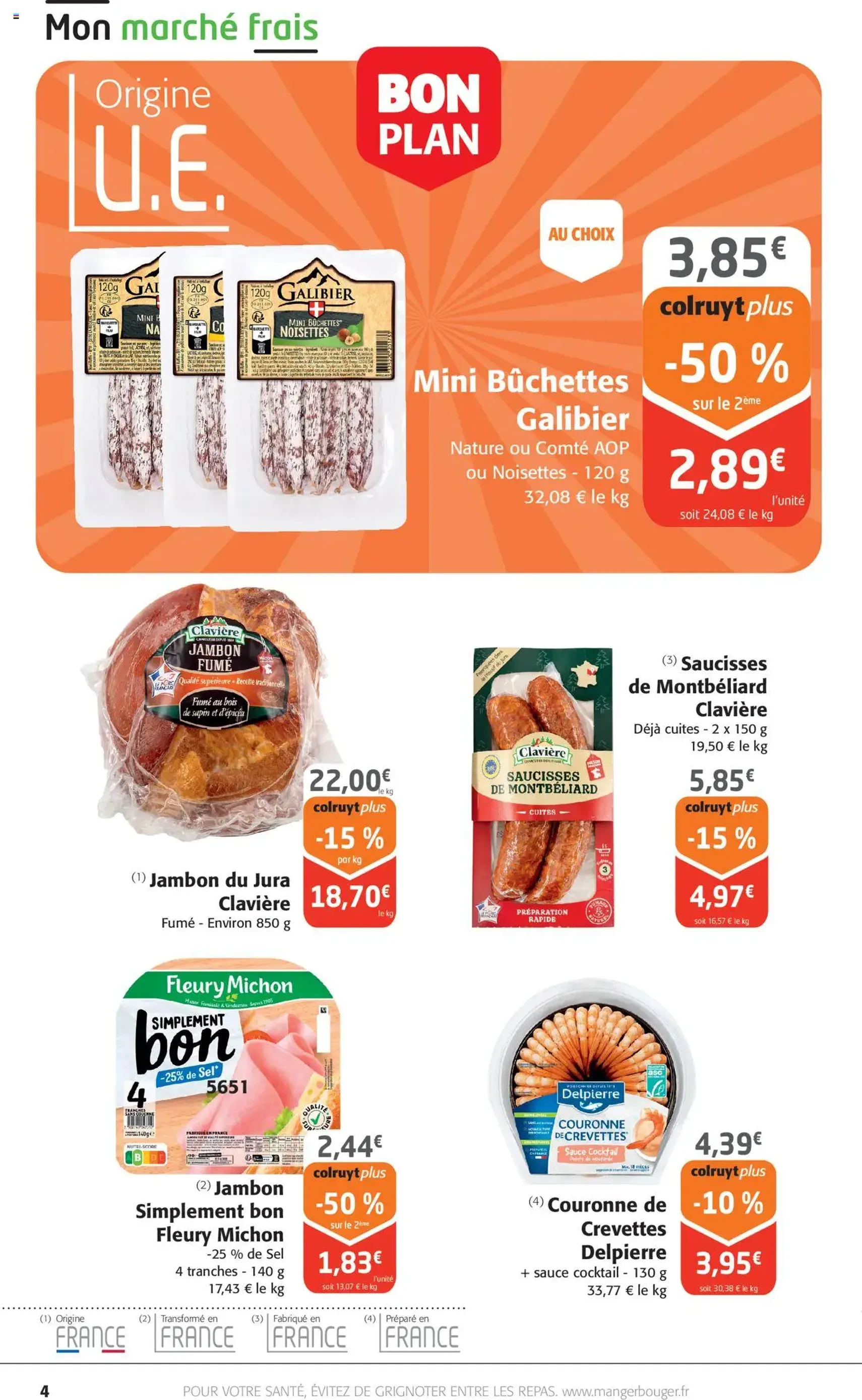 Colruyt catalogue - brochure valable à partir du 30/07/2025, page 4 sur 20 Colruyt catalogue - brochure valable à partir du 30/07/2025, page 4 sur 20