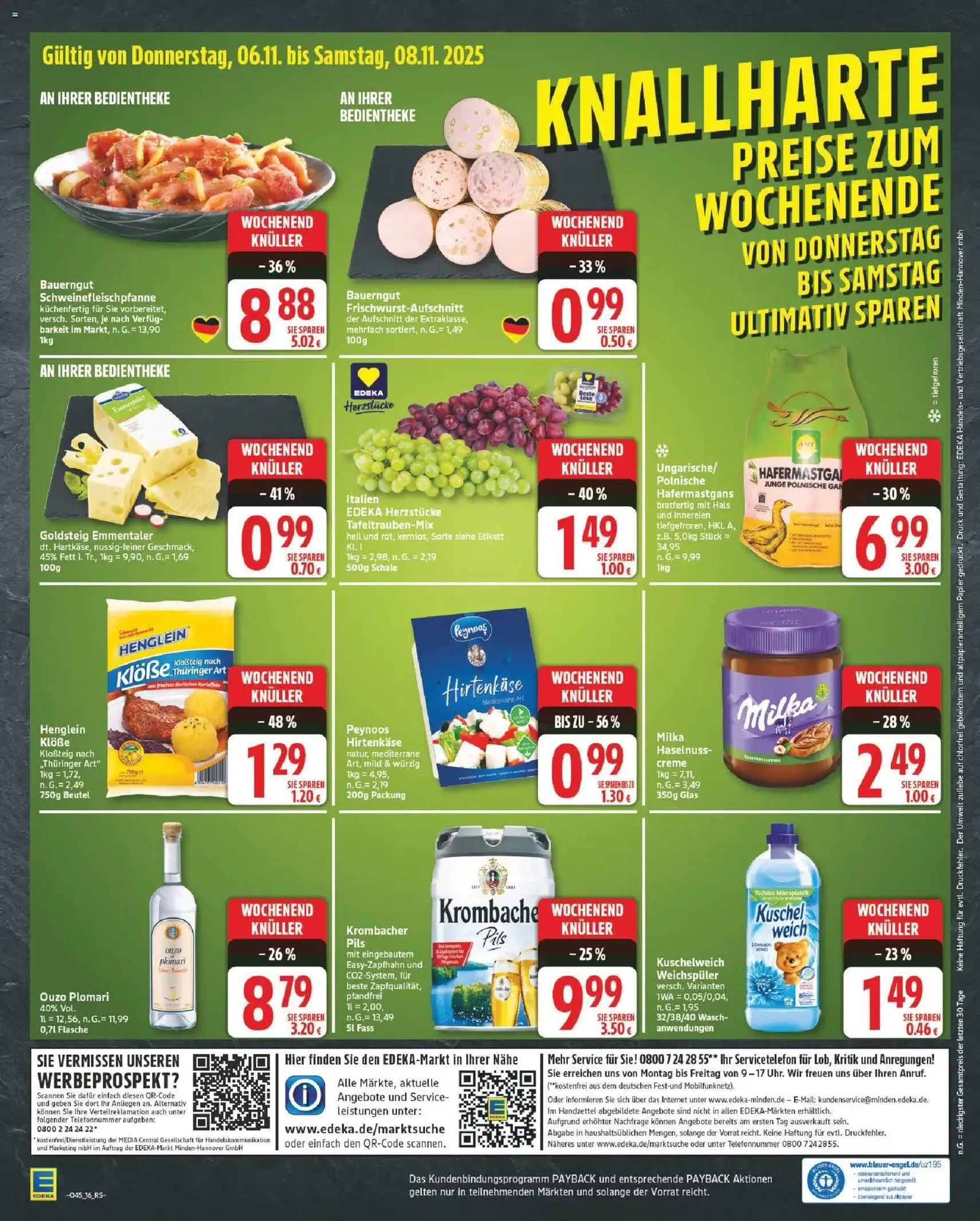 Edeka Prospekt - Gültiger Prospekt ab 03.11.2025, Seite 16 von insgesamt 18 Edeka Prospekt - Gültiger Prospekt ab 03.11.2025, Seite 16 von insgesamt 18