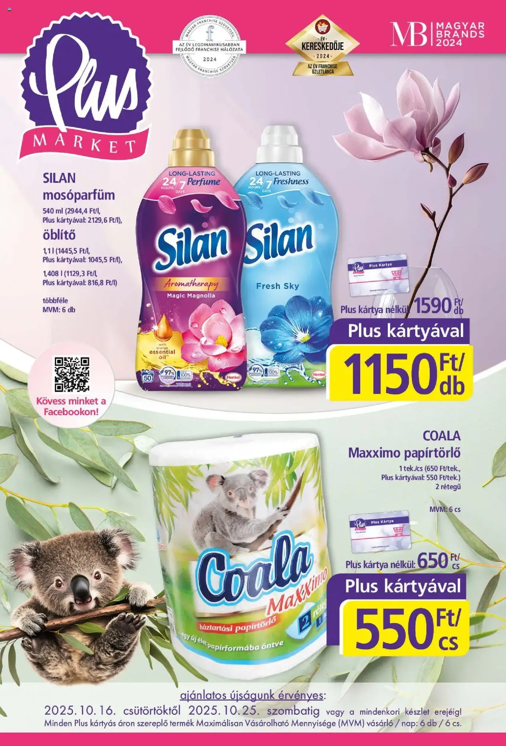 Plus Market Akciós újság - 2025.10.16. érvényes szórólap 1 oldal 12 oldalból Plus Market Akciós újság - 2025.10.16. érvényes szórólap 1 oldal 12 oldalból