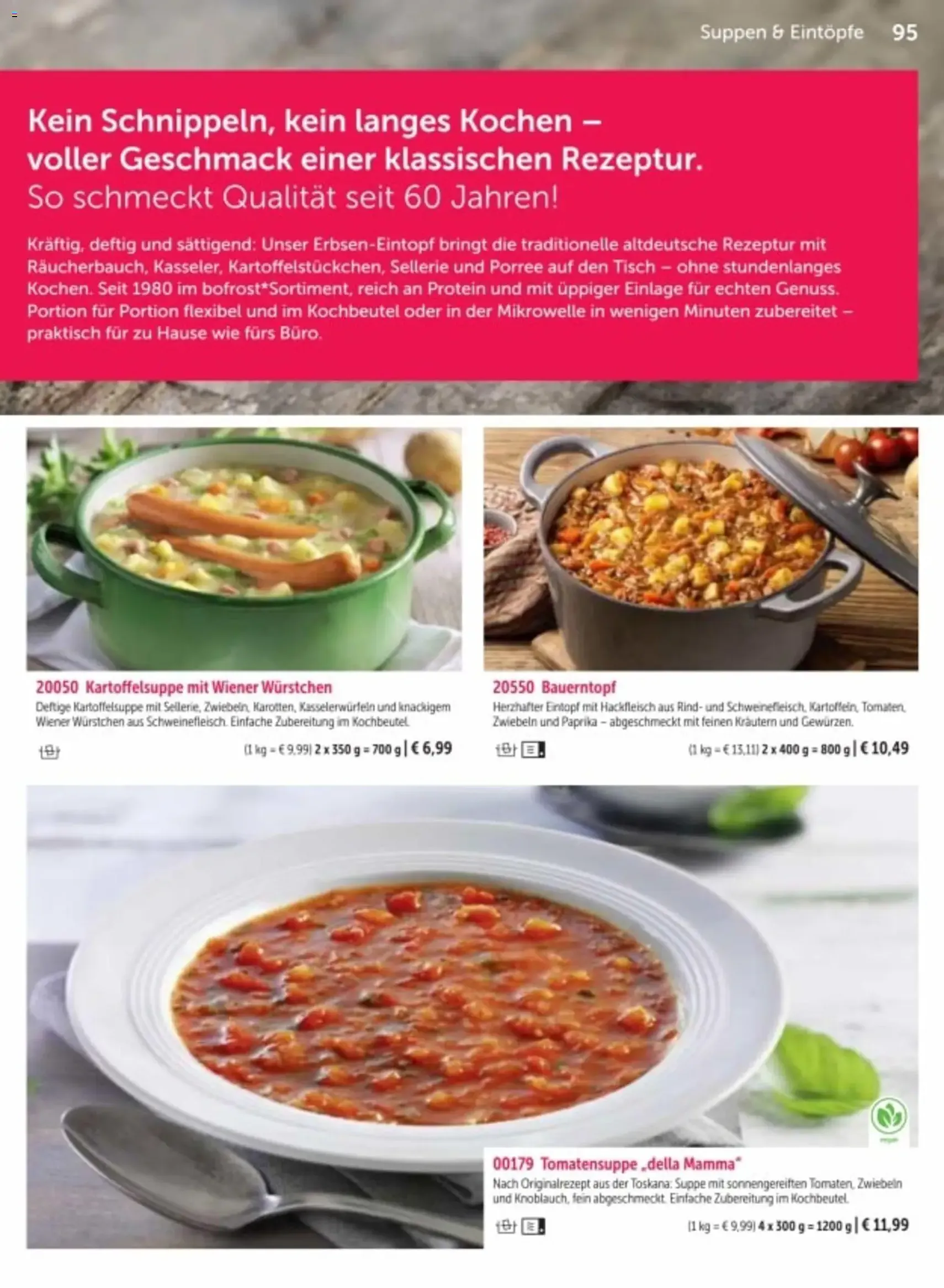 Bofrost Katalog - Gültiger Prospekt ab 06.03.2026, Seite 95 von insgesamt 150