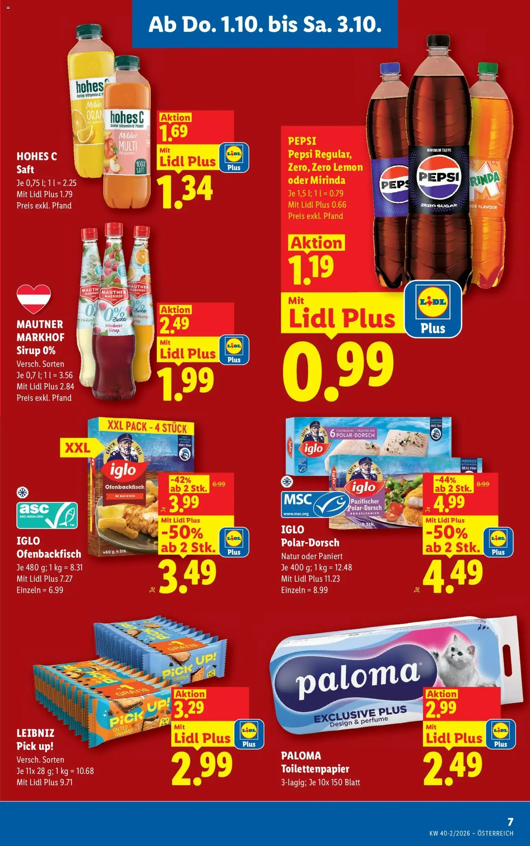 Lidl - Flugblatt - Gültiger Prospekt ab 01.10.2026, Seite 9 von insgesamt 53