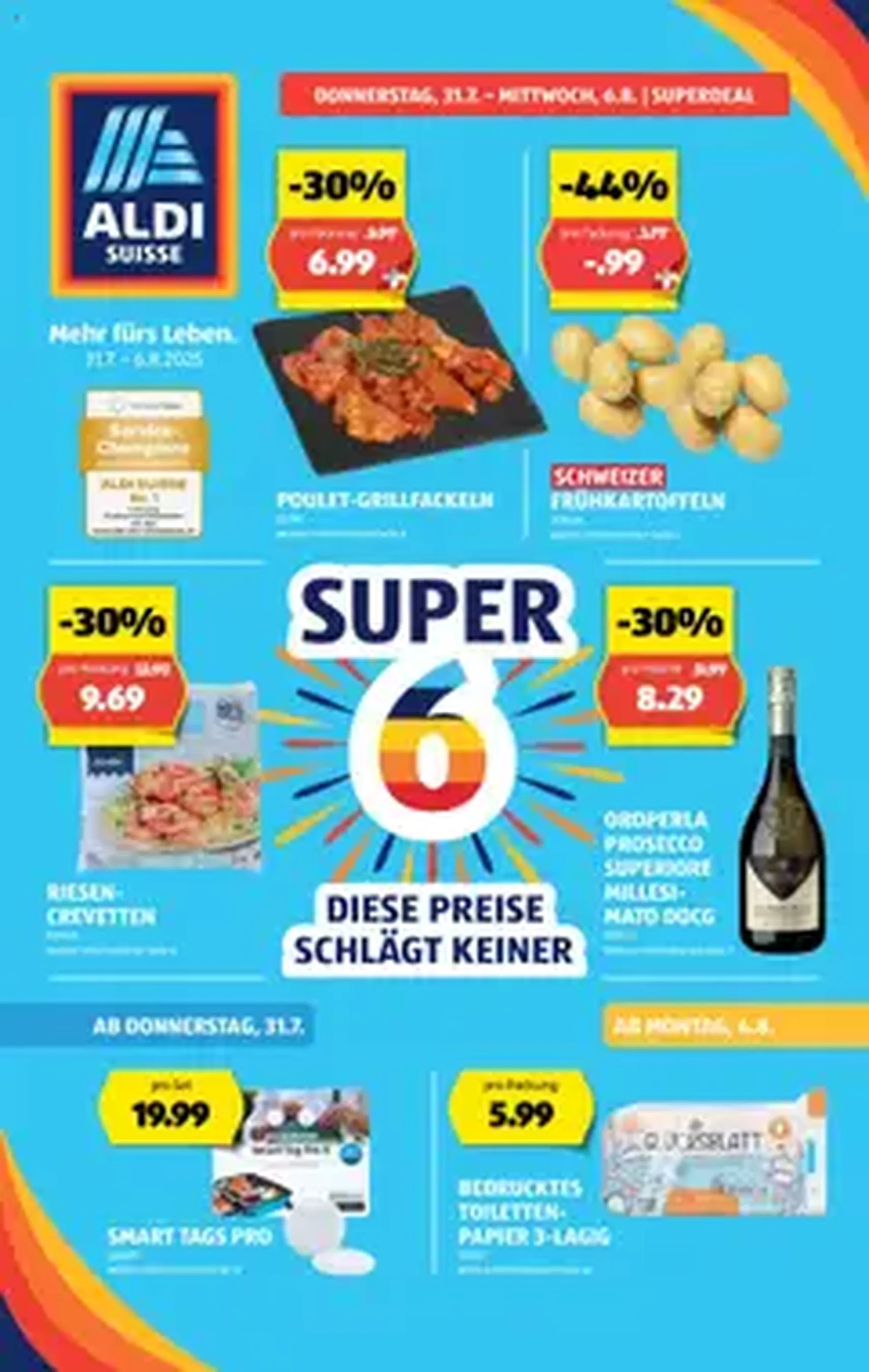 Aldi Aktionen - Gültiger Prospekt ab 31.07.2025, Seite 1 von insgesamt 1