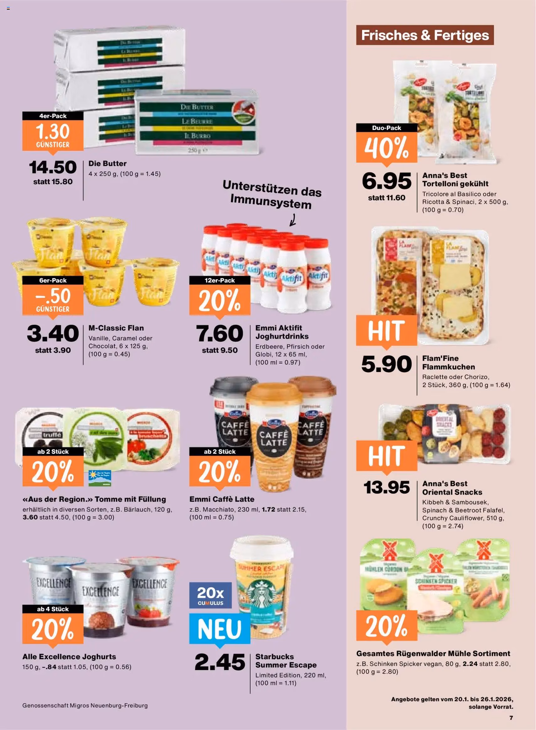 Migros Aktionen - Gültiger Prospekt ab 20.01.2026, Seite 7 von insgesamt 24