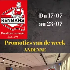 Renmans folder / publicité - voorvertoning van de folder geldig vanaf 17/07/2026
