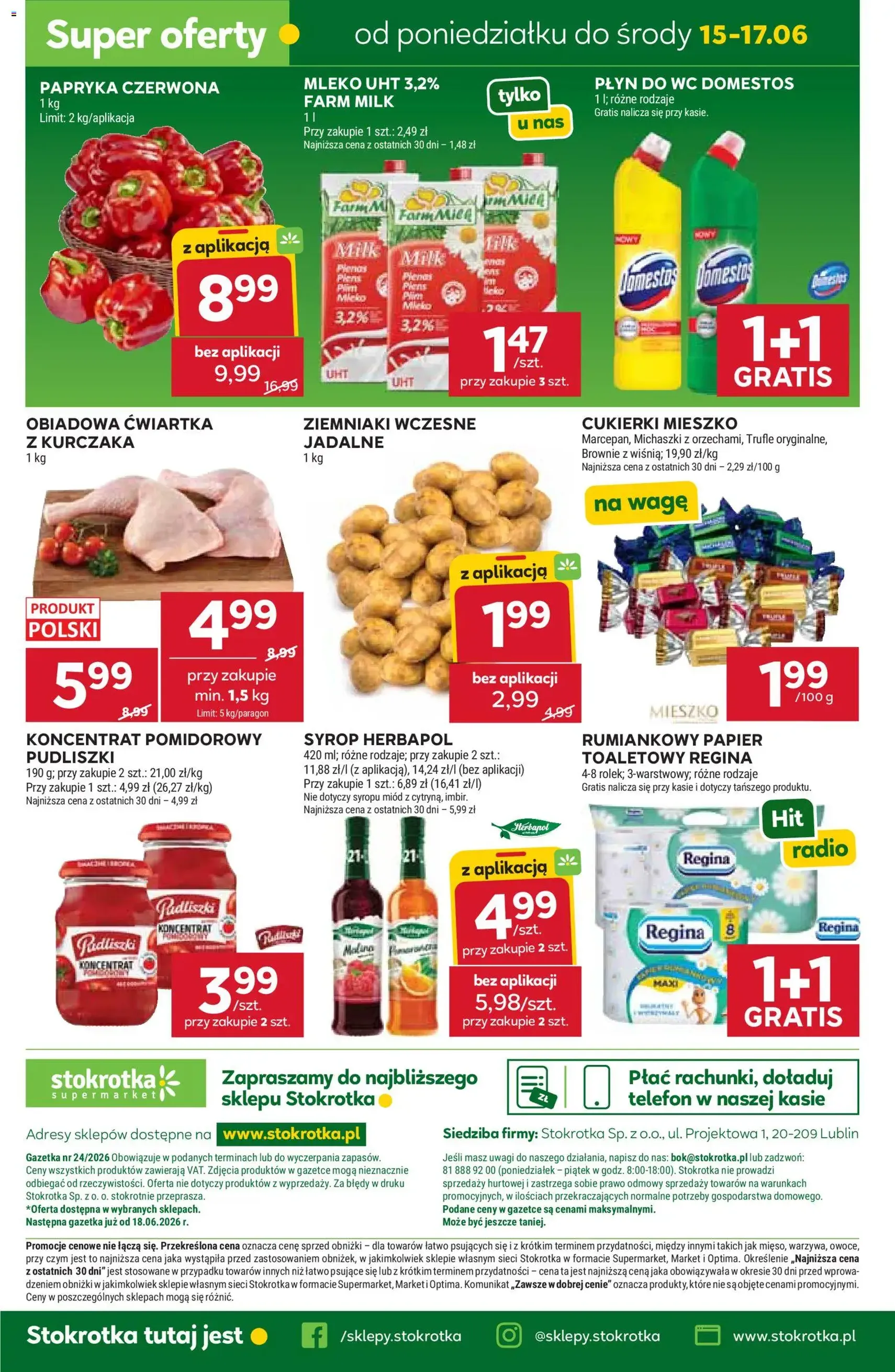 Stokrotka gazetka - ważny gazetka od 11.06.2026 strona 57 z 58