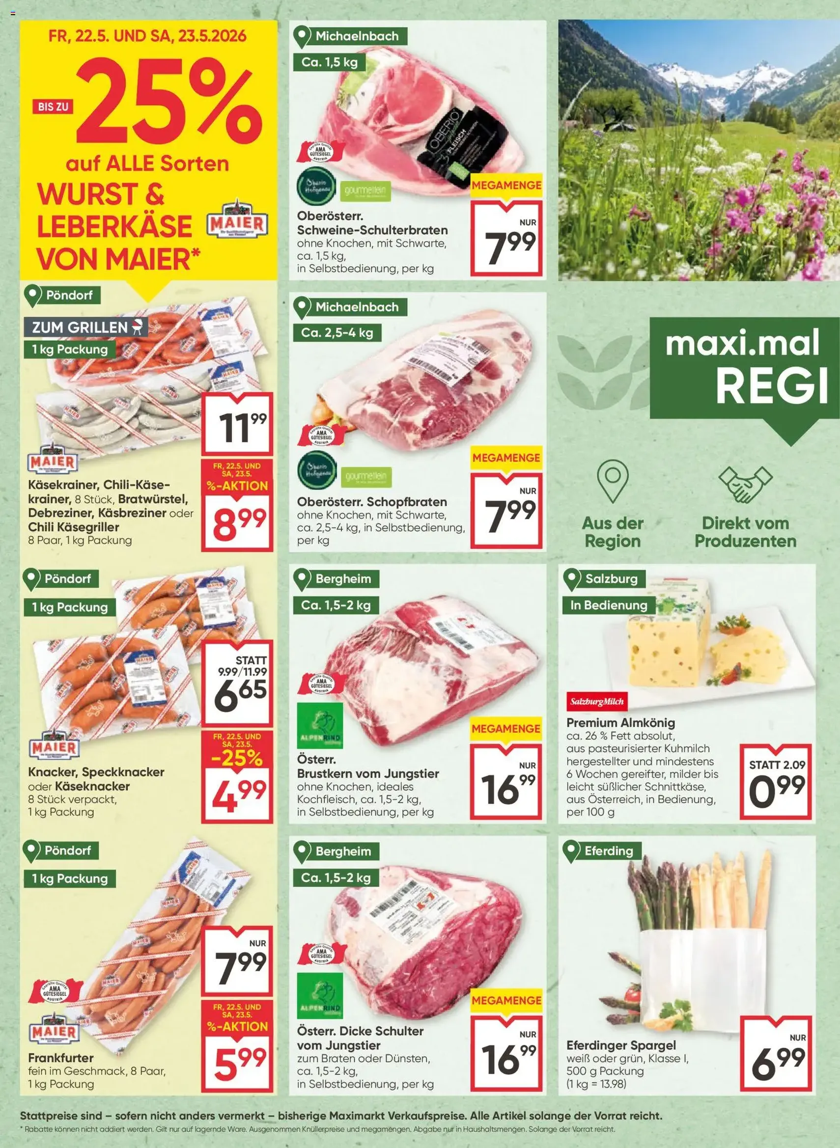 Maximarkt Flugblatt - Gültiger Prospekt ab 21.05.2026, Seite 4 von insgesamt 24