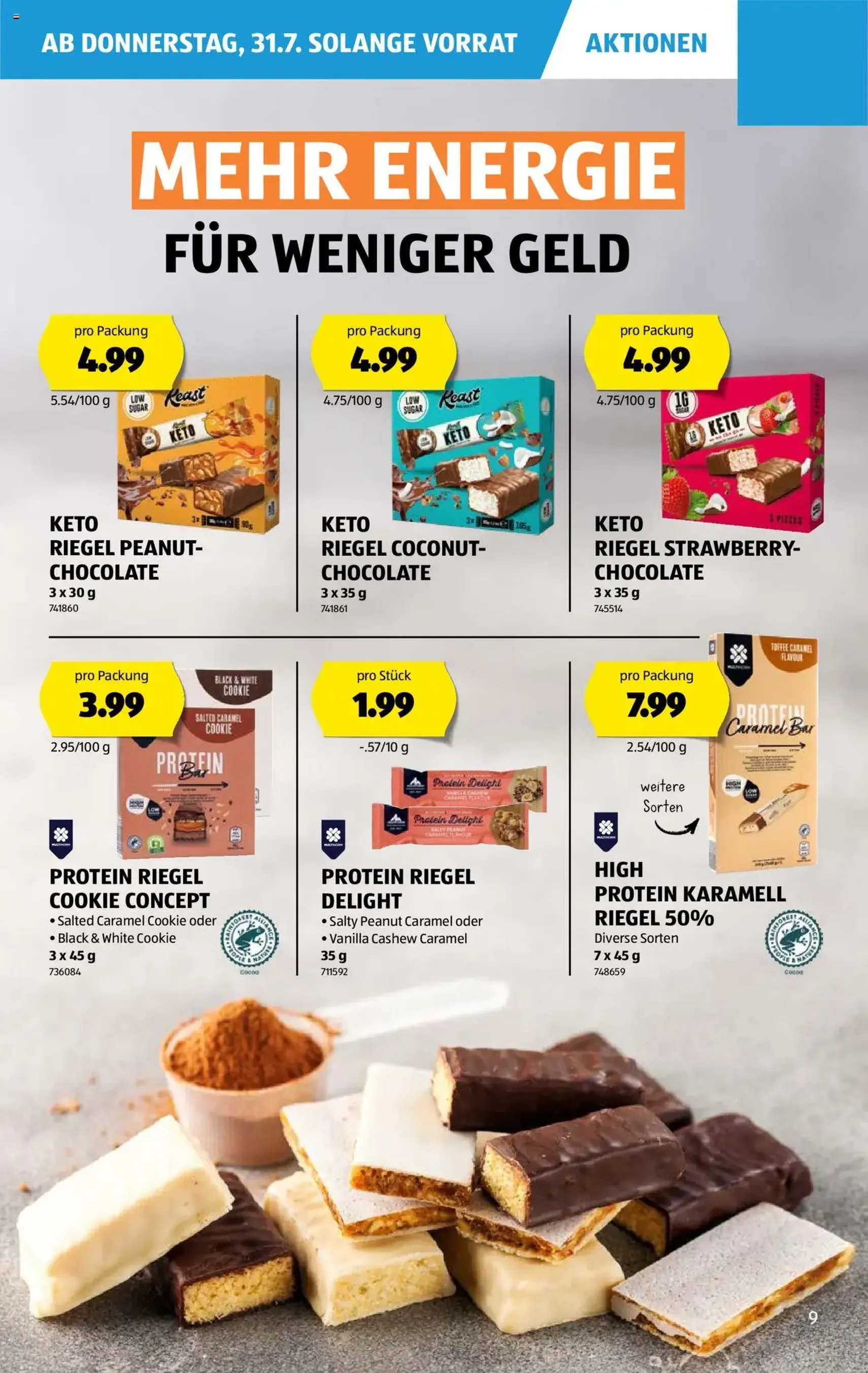 Aldi Aktionen - Gültiger Prospekt ab 31.07.2025, Seite 9 von insgesamt 35 Aldi Aktionen - Gültiger Prospekt ab 31.07.2025, Seite 9 von insgesamt 35